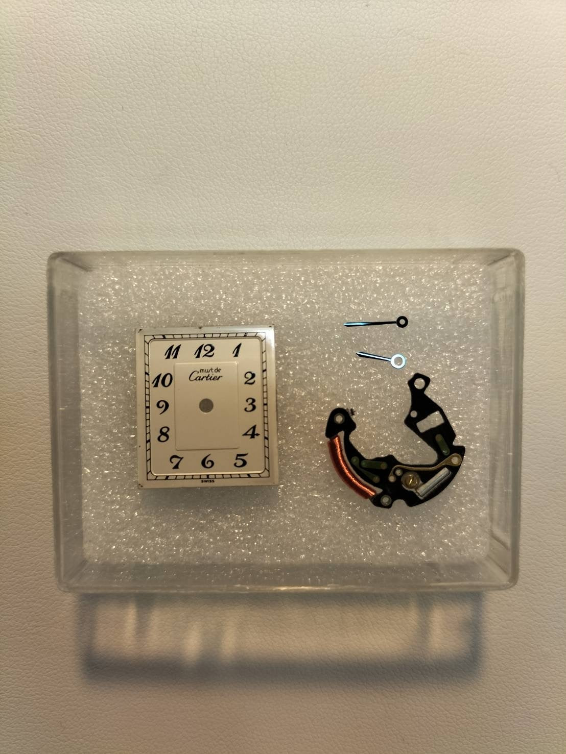 カルティエ マストタンク LM 590005 クォーツ Cal.- SV925 革 純正Dバックル(GP)アラビア文字盤 1982年頃~1995年頃 オーバーホール済み 新品仕上げ済み