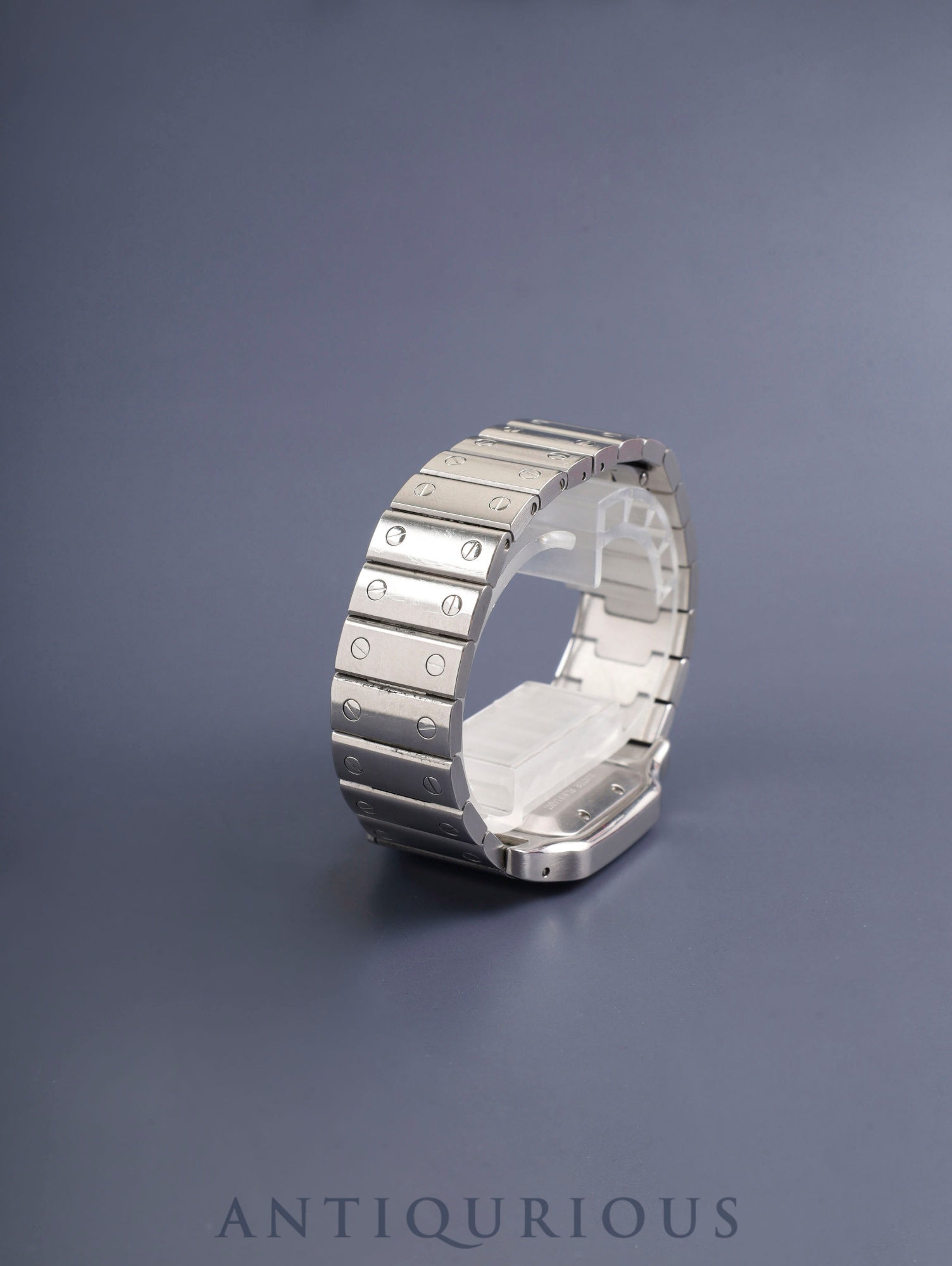 カルティエ サントス ガルベ LM W20055D6 / 2319 自動巻き Cal.C120 SS SS シルバーギョーシェローマン文字盤 オーバーホール済み