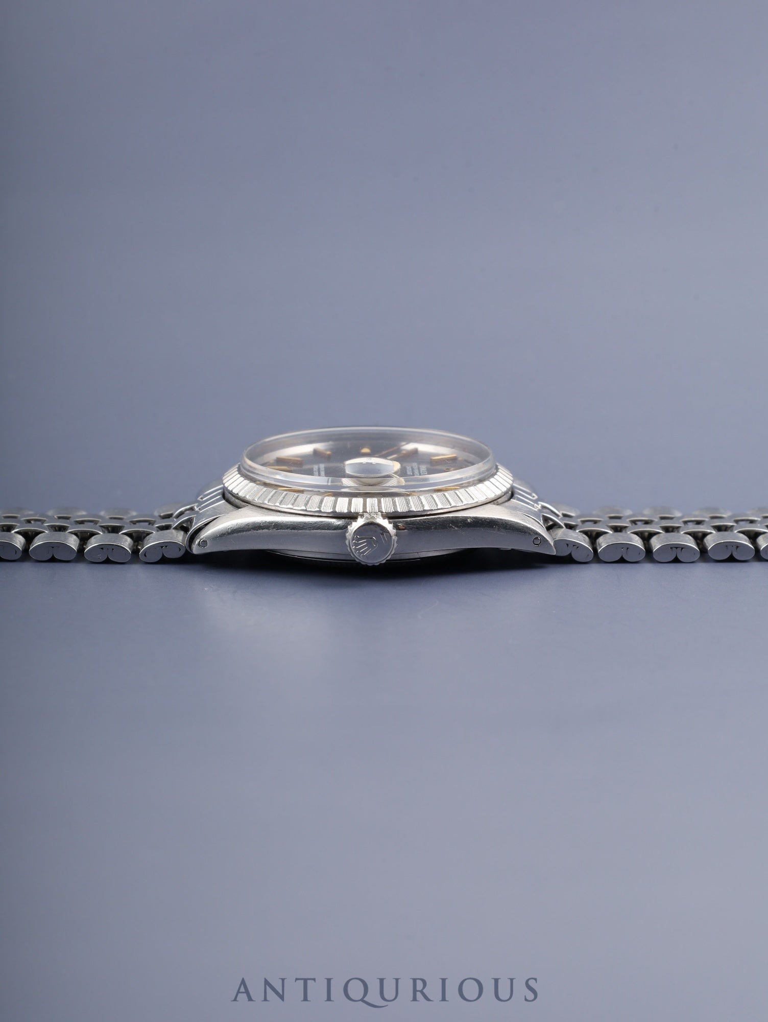 Rolex Datejust 1603 Automatic Caliber 1570 Stainless Steel Sigma Dial Gray Dial 36mm No. 36 (1972) Overhauled