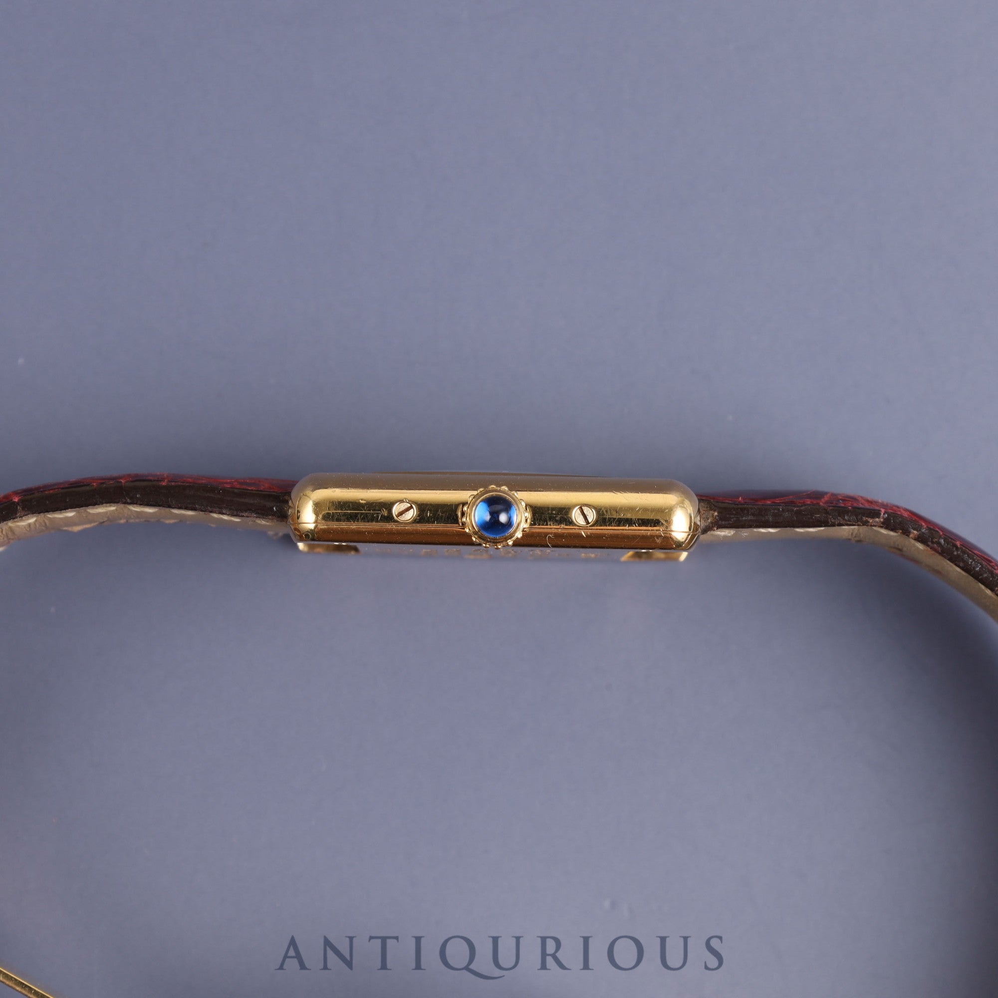 カルティエ マストタンク SM W1005554 / 5057001 クォーツ Cal.057 SV925 純正革ベルト 純正Dバックル オパラン文字盤 保証書(1998年)オーバーホール済み