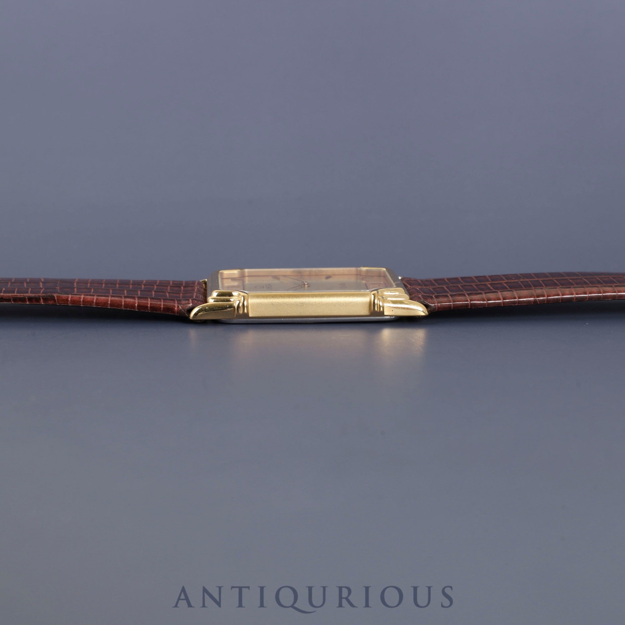 オメガ デ・ヴィル 19102300 クォーツ Cal.279 001/ 1455 GP 革 純正尾錠(GP)ゴールド文字盤 箱 オーバーホール済み