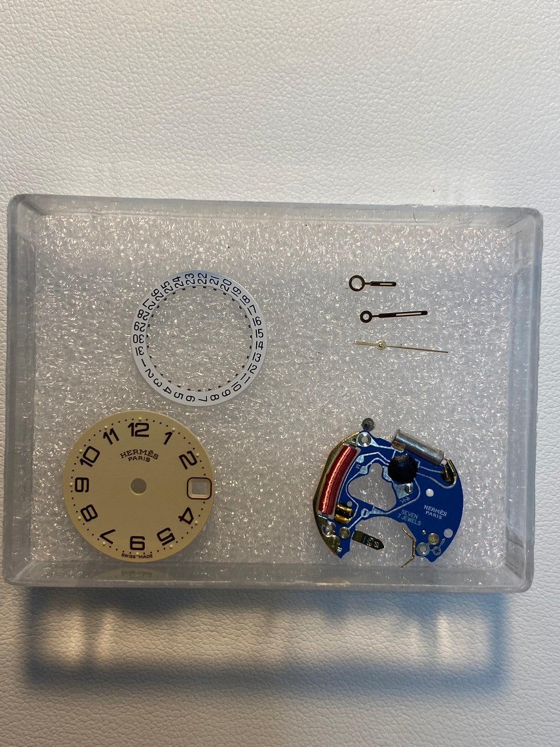 エルメス クリッパー CL4.220 クォーツ SS/GP アイボリー文字盤 24.0mm 保証書(無記名)オーバーホール済み