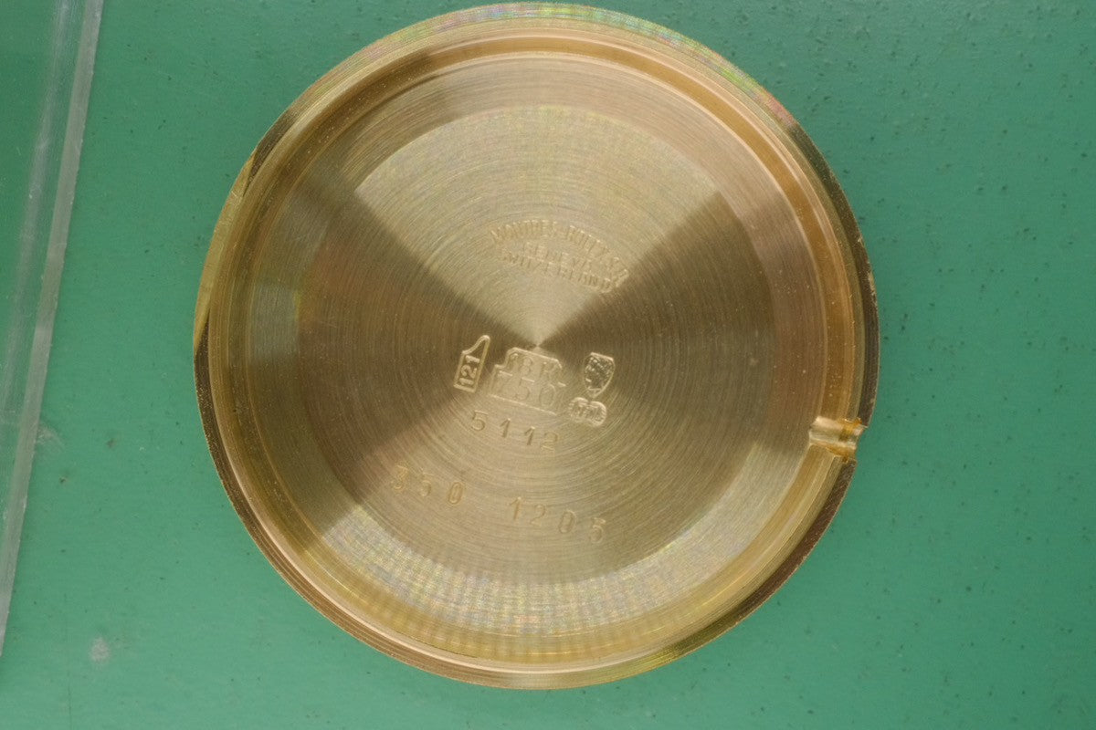 Rolex Cellini 5112 Manual winding Cal.1602 750 Leather Genuine buckle (750) Champagne dial N series (1991) Overhauled