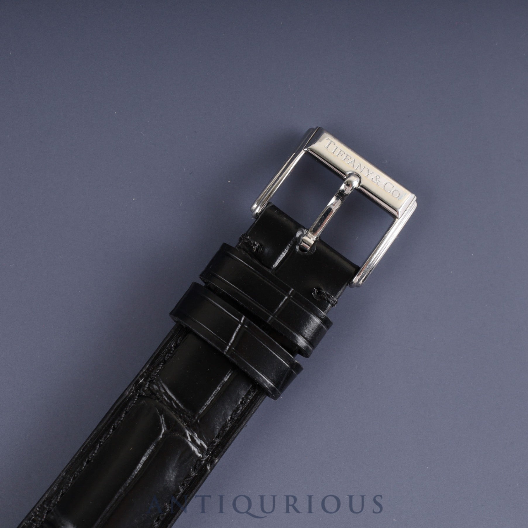 ティファニー グランドスモールセコンド Z0030.13.10A21A40A クォーツ Cal.980.163 SS 革 純正尾錠(SS) ホワイト文字盤 オーバーホール済み