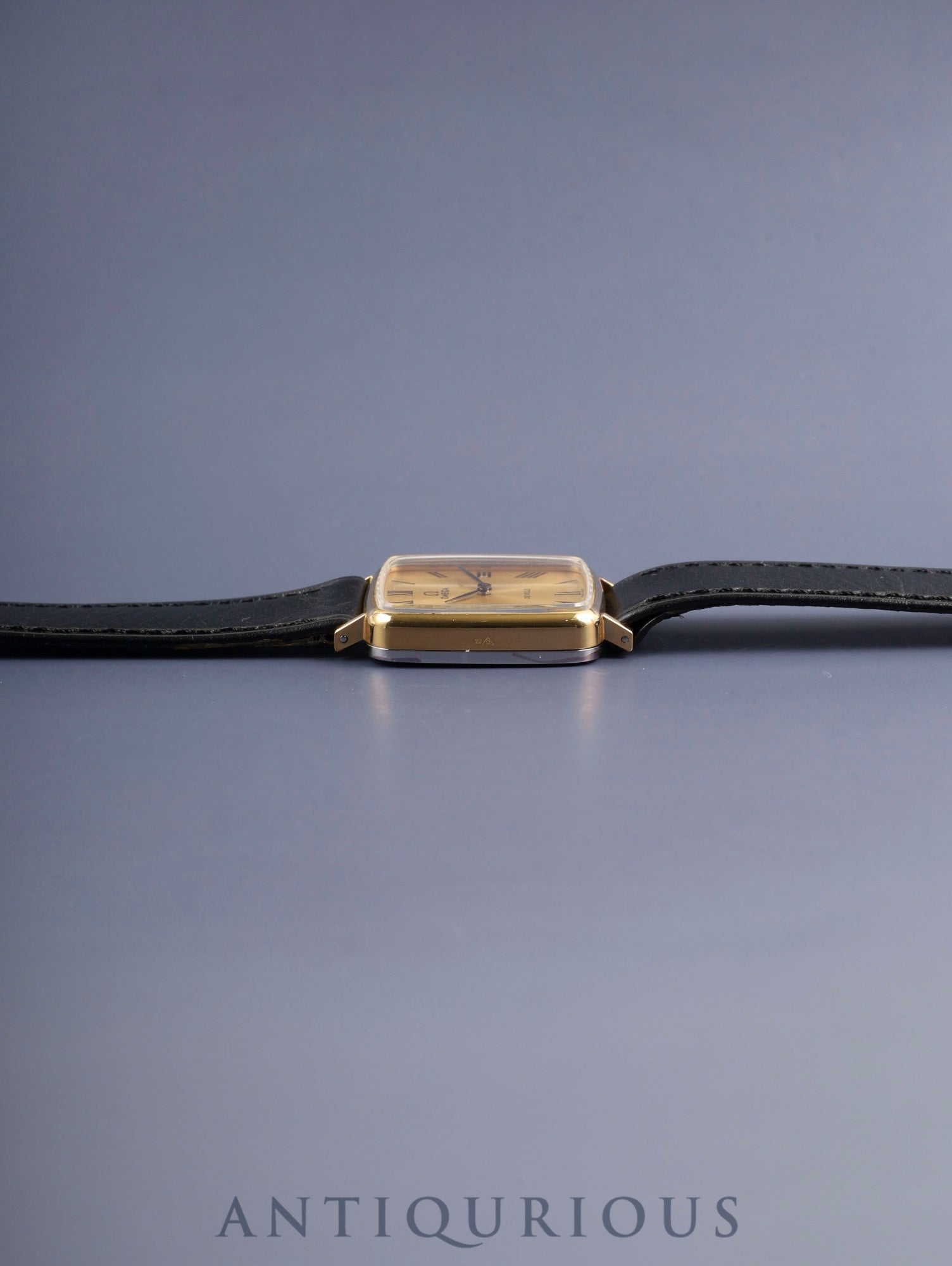 Omega De Ville 511.0415 Square Manual Winding Cal.625 GP Original Leather Strap Original Pin Buckle (GP) Champagne Dial Box Overhauled