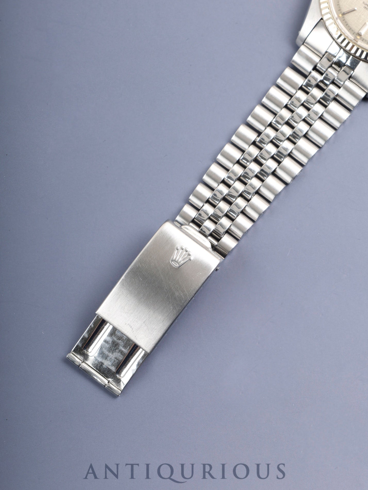 Rolex Datejust 1601 Automatic Caliber 1570 Stainless Steel/White Steel Sigma Dial Gray Dial No. 34 (1972) Overhauled