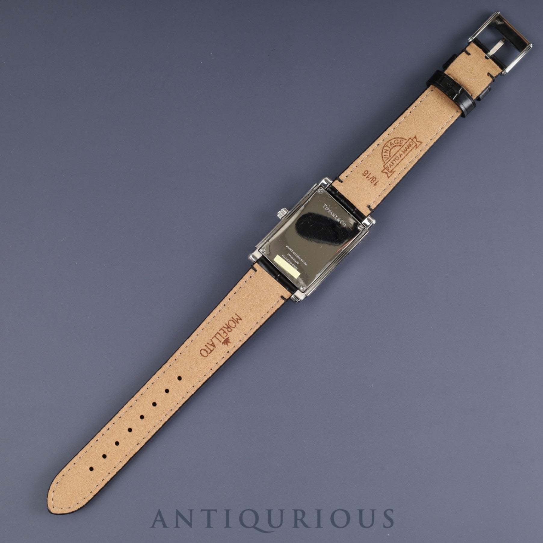 ティファニー グランドスモールセコンド Z0030.13.10A21A40A クォーツ Cal.980.163 SS 革 純正尾錠(SS) ホワイト文字盤 オーバーホール済み