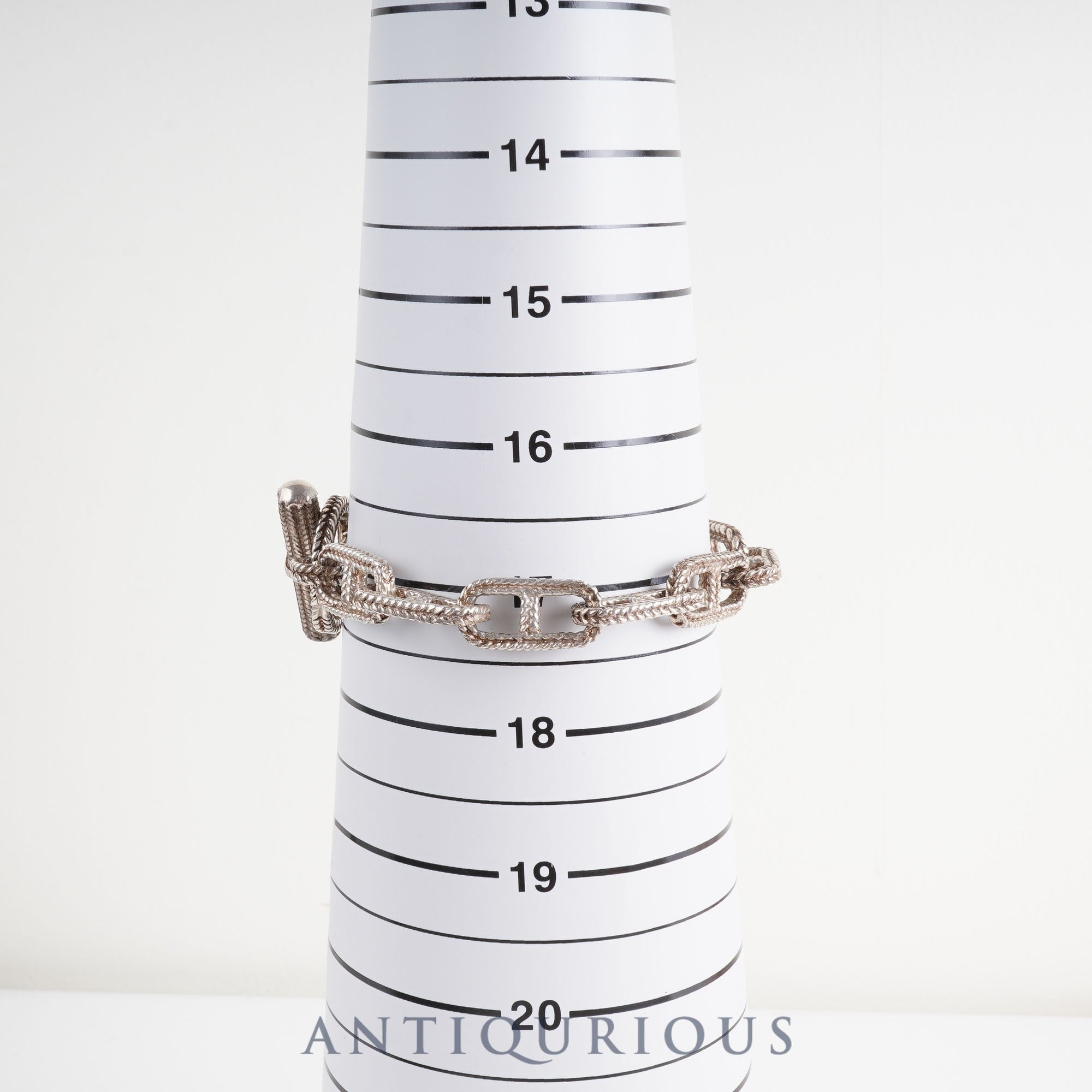 ティファニー ブレスレット テクスチャード アンカーチェーン トグル ヴィンテージ スターリングシルバー