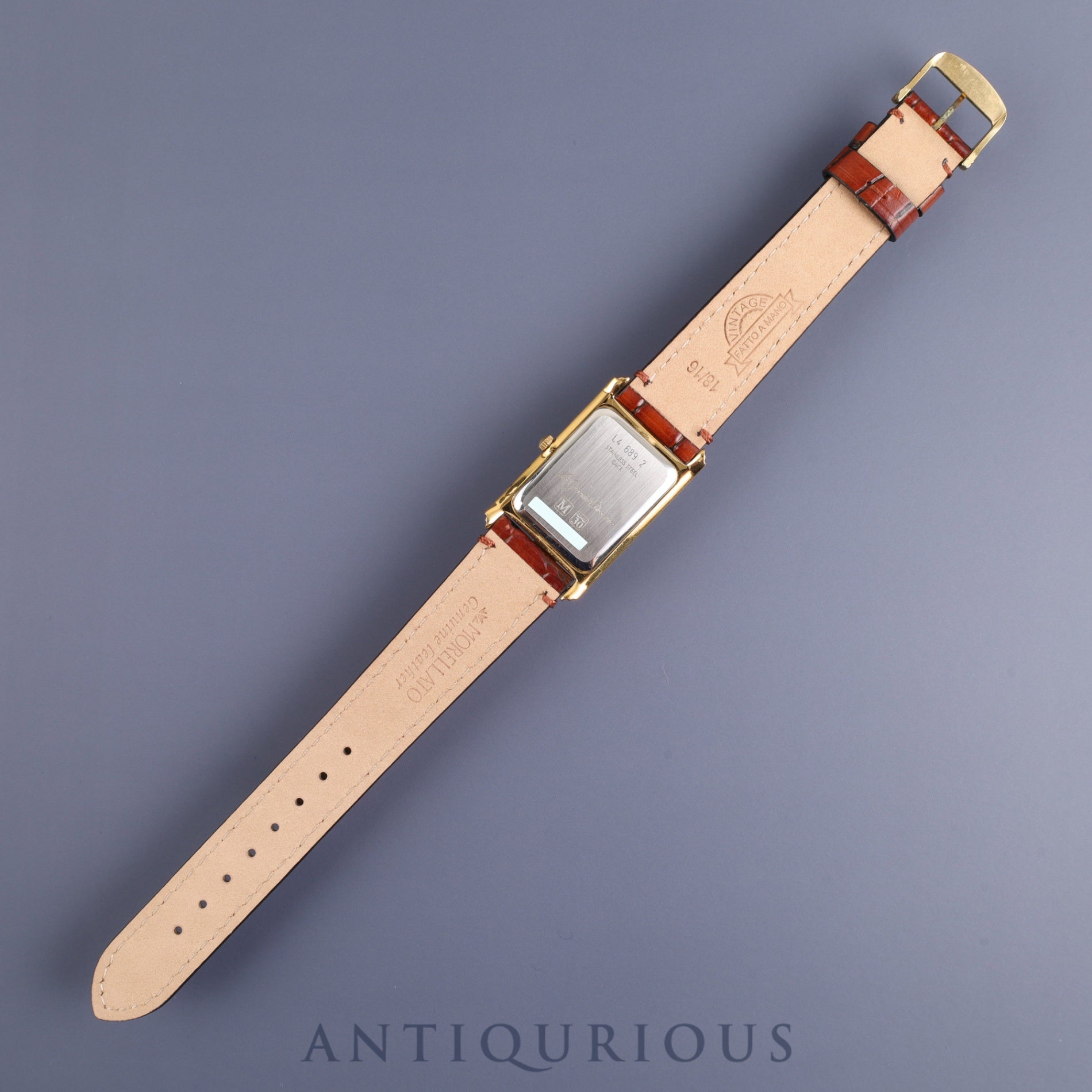 ロンジン グランドクラシック L4.689.2 クォーツ Cal.L176.2 SS / GP 革 純正尾錠(GP)シャンパンローマン文字盤 オーバーホール済み