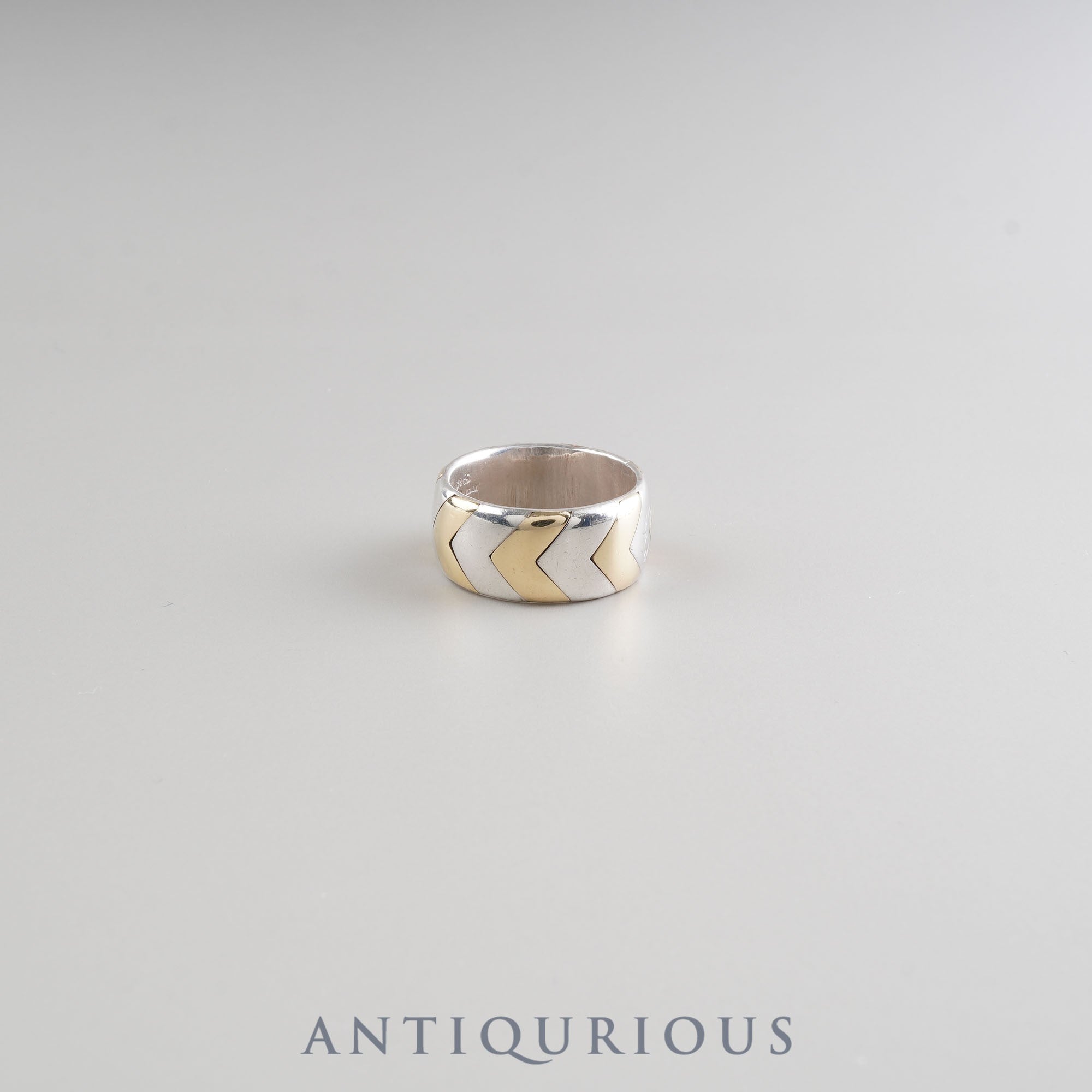 ティファニー リング ヘリンボーン コンビ