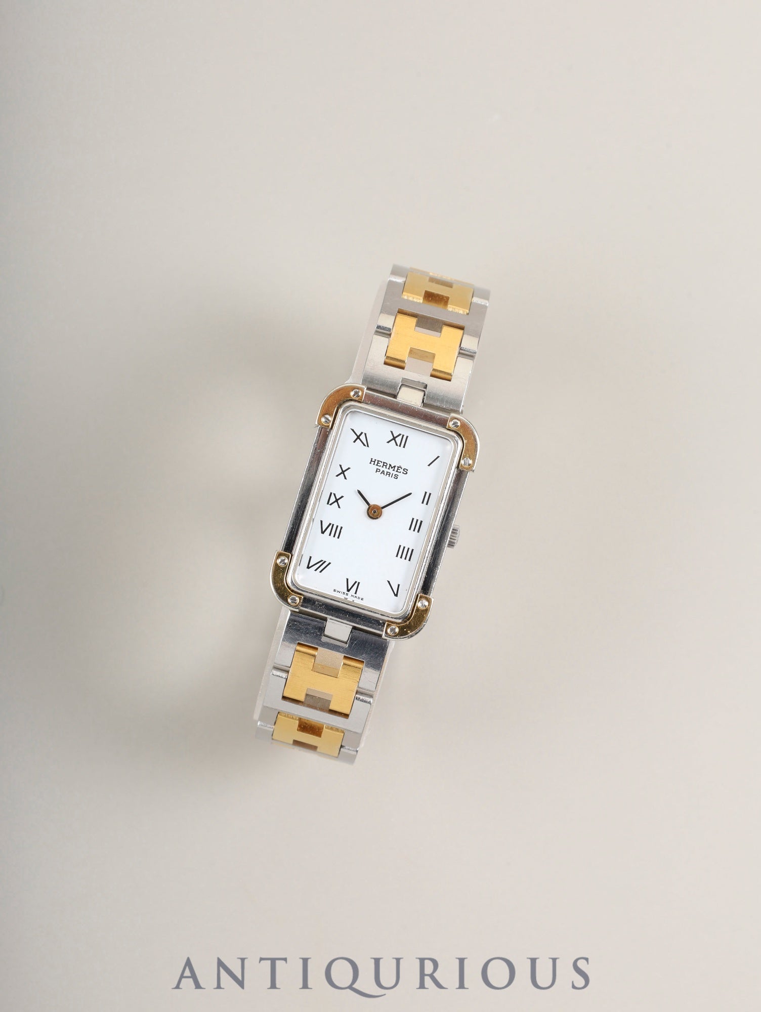 エルメス クロアジュール 54 10 75 クォーツ Cal.976.001 SS/GP SS/GP