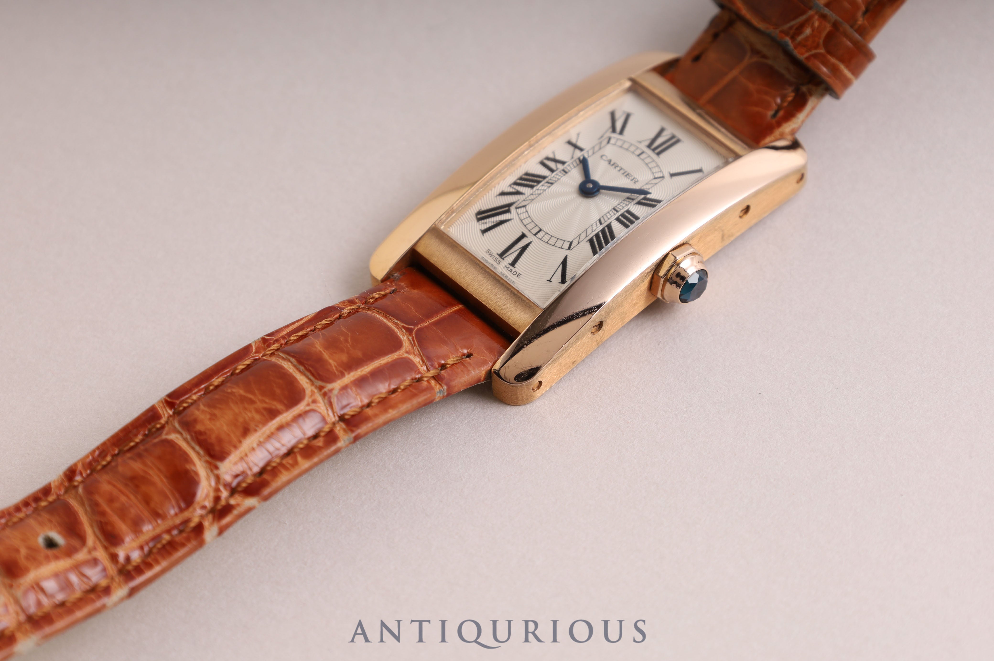 Cartier Tank Americaine SM QZ W2607456 with box and warranty