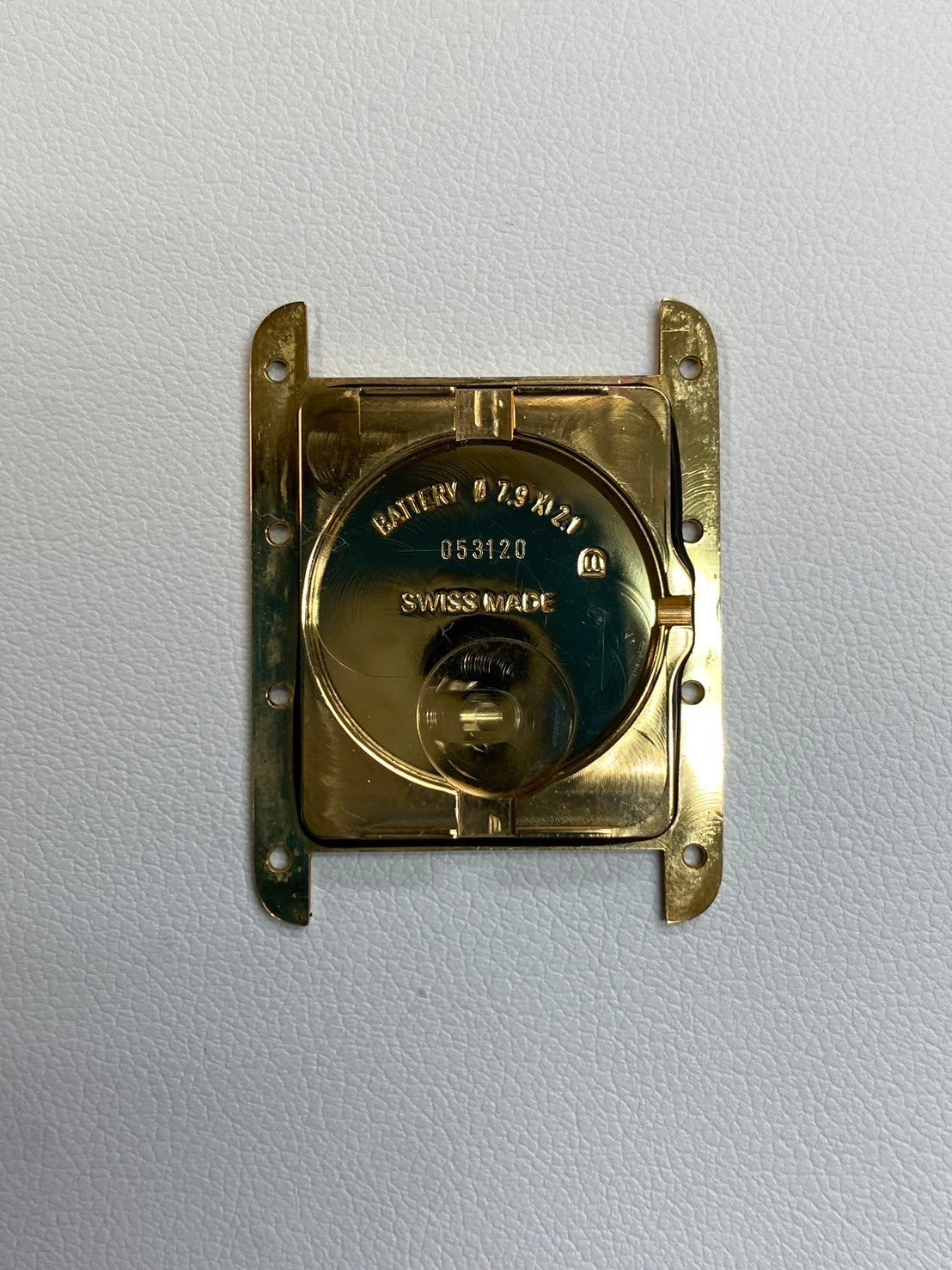 Cartier Must Tank GM (XL) W1017454 / 2413 Quartz Cal.687 SV925 Leather Genuine Buckle (GP) Ivory Roman Dial Overhauled