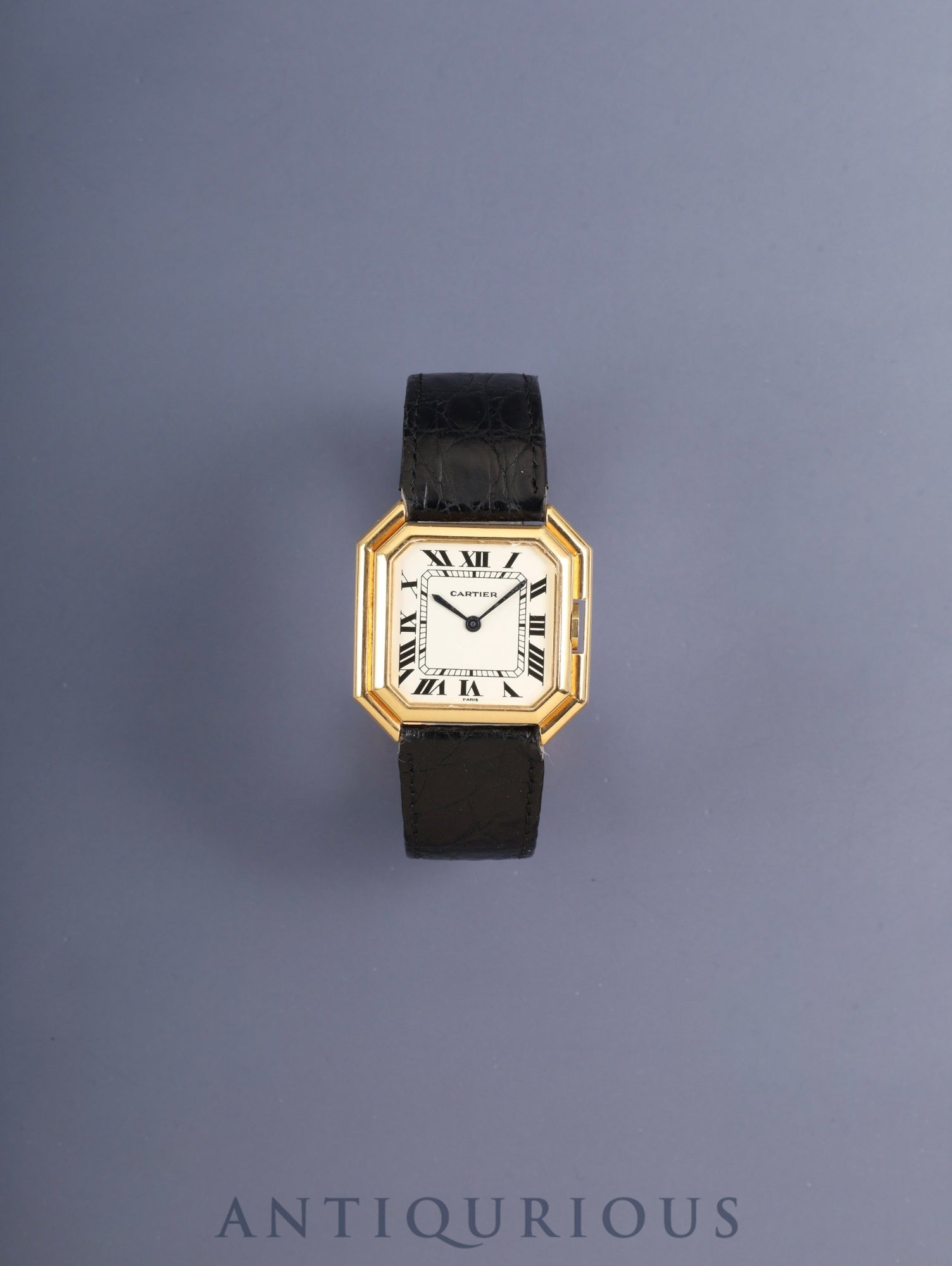 Cartier Ceinture XL 17001 Automatic Cal.2670 750YG Original Leather Strap Original D-Buckle (750YG) White Roman Dial (PARIS designation) Overhauled