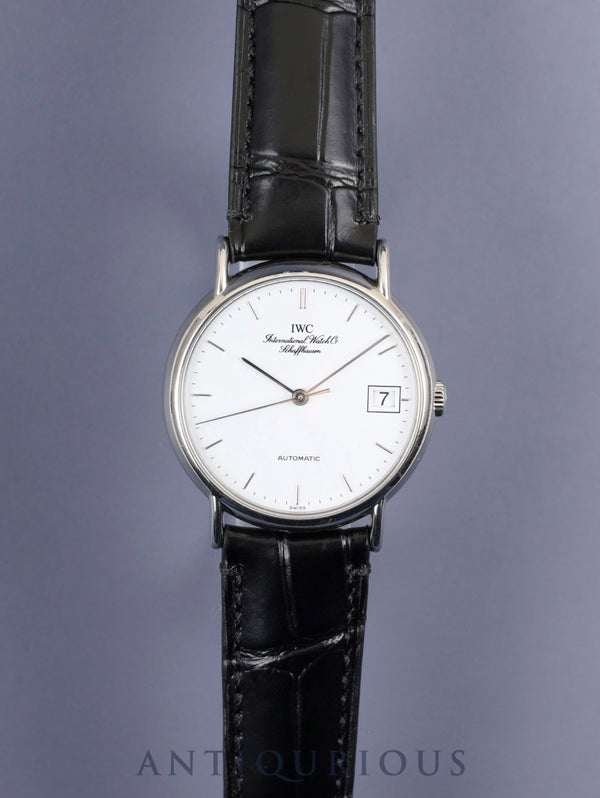 IWC IW351318 ポートフィノ 自動巻き Cal.C37521 SS 革 純正尾錠(SS) ホワイト文字盤 オーバーホール済み アイダブリュシー