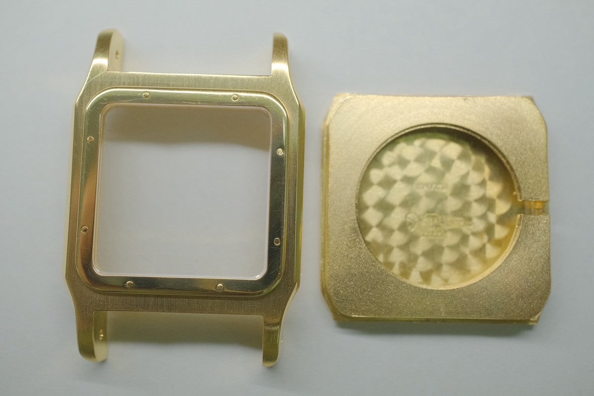 Cartier Santos Dumont LM 81720800 / 7809 Manual winding Cal.2512 750YG Original leather strap Original pin buckle (GP) White Roman dial (PARIS notation) Box Overhauled