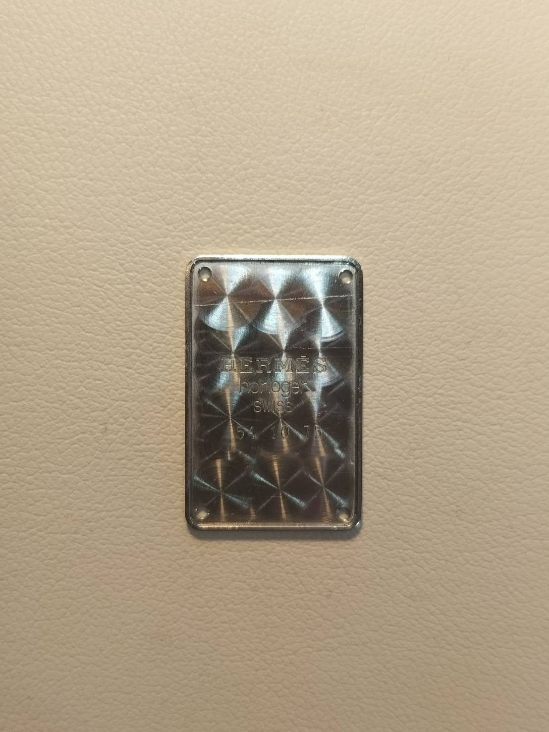 エルメス クロアジュール 54 10 75 クォーツ Cal.976.001 SS/GP SS/GP ホワイト文字盤 オーバーホール済み