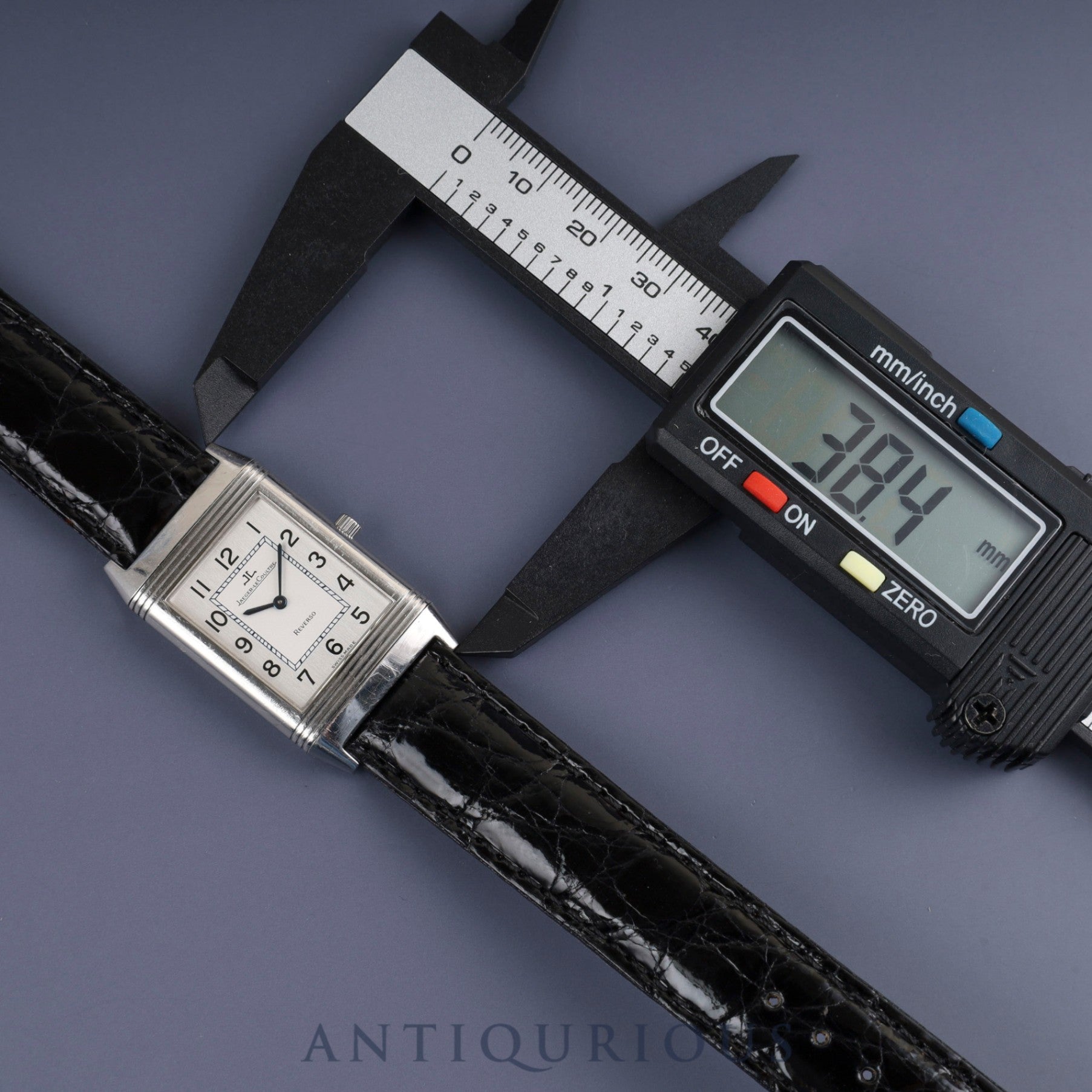 ジャガー・ルクルト レベルソ クラシック 250.8.86 手巻き Cal.846/1 SS 革 純正バックル(SS) シルバーアラビア文字盤 オーバーホール済み