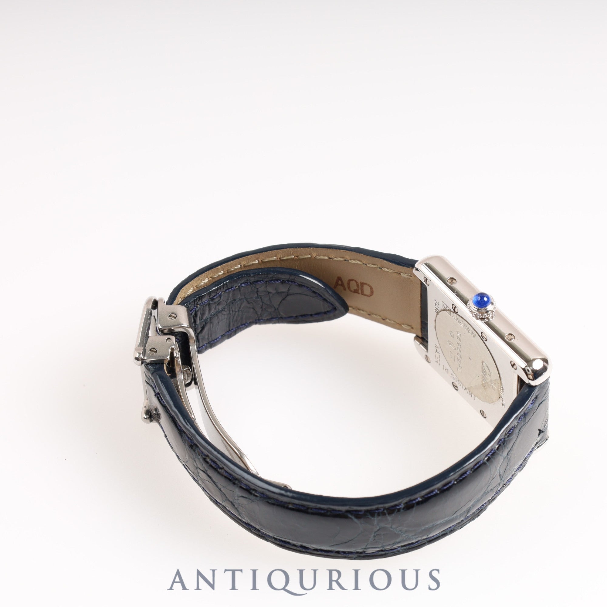 Cartier Must Tank MM QZ Silver Roman Box