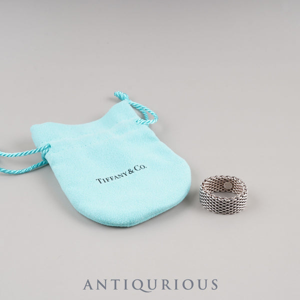 Tiffany Somerset SV925 ring, approximately size 16.5, dust bag