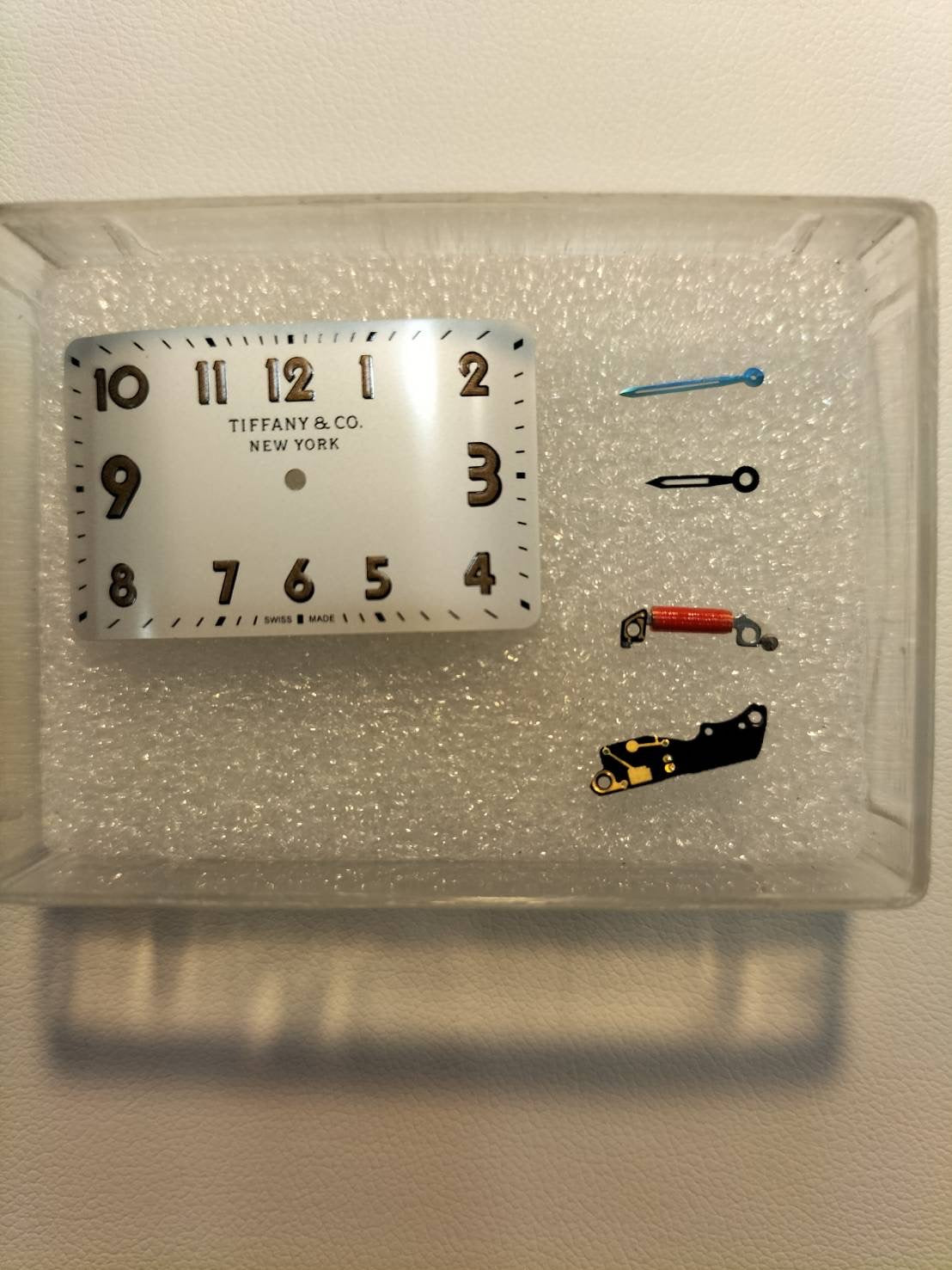 ティファニー イーストウエスト 36668636 クォーツ Cal.- SS 革 純正Dバックル(SS)シルバーアラビア文字盤 オーバーホール済み