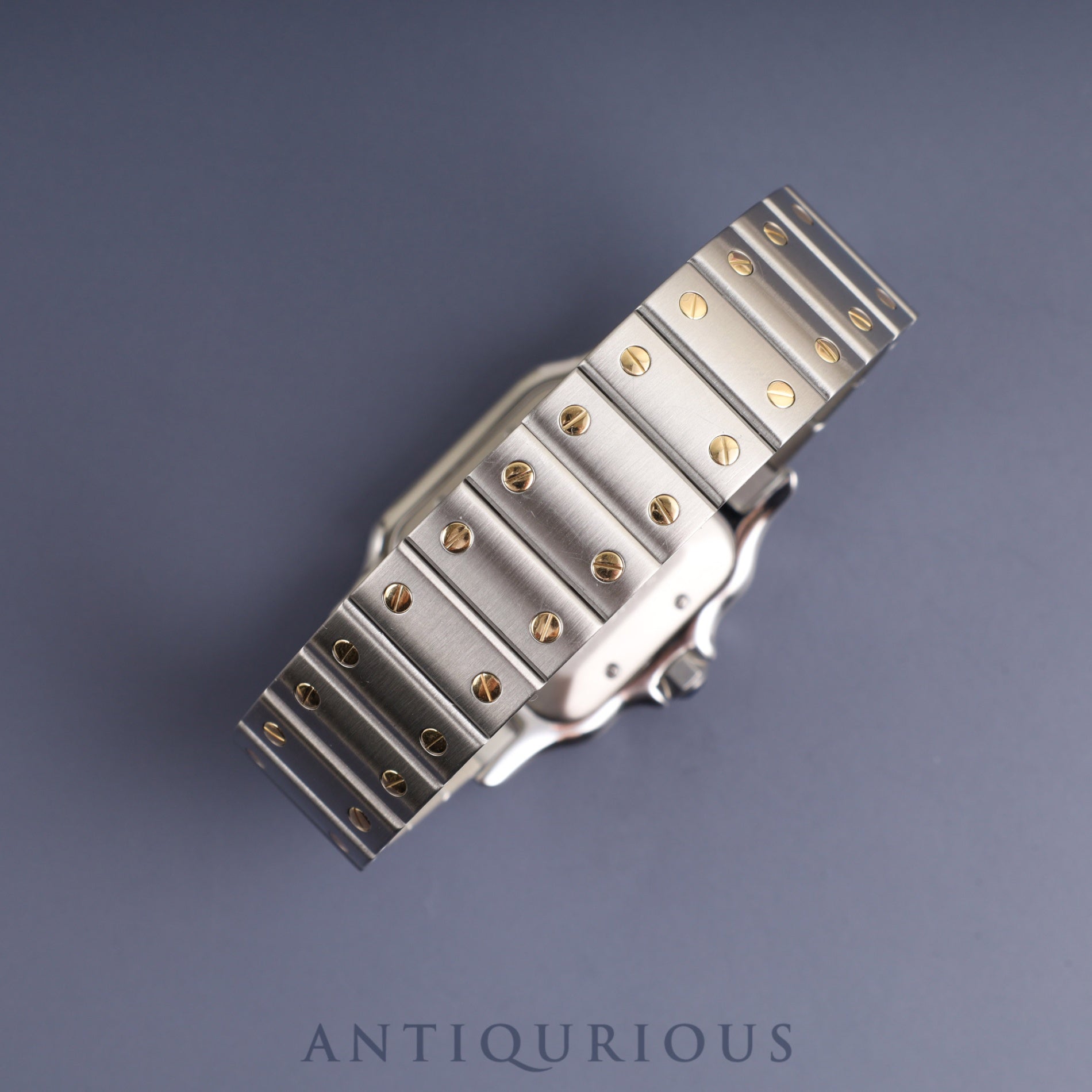 カルティエ サントス ガルベ LM W20058C4 / 2319 自動巻き SS/YG SS/YG シルバーギョーシェ文字盤 カルティエブティックにてコンプリートサービス(フルメンテナンス)済み