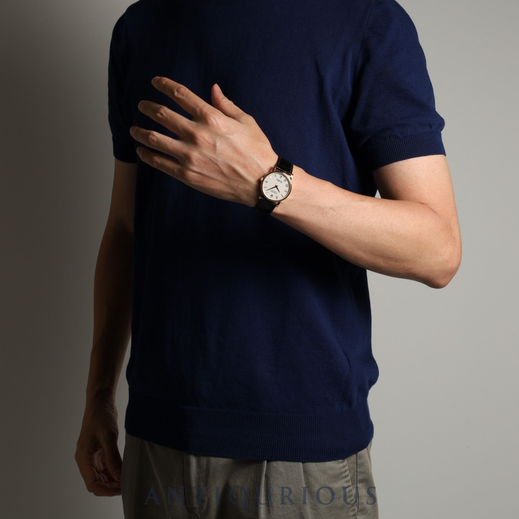 ロレックス チェリーニ 5115/8 手巻き Cal.1602 750YG 純正革ベルト 純正尾錠(750)アイボリー彫コンピューターローマ文字盤 箱 保証書(2015年)