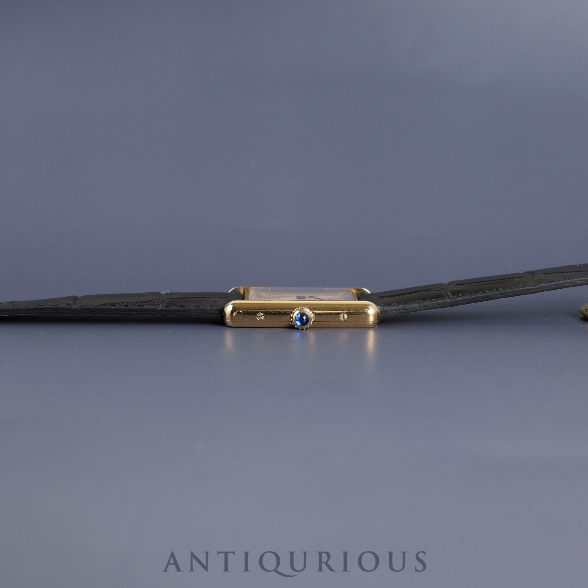 カルティエ マストタンク LM W1005654 / 1615 クォーツ Cal.90 SV925 革 純正Dバックル(GP) オパラン文字盤 1996年頃〜1998年頃 オーバーホール済み