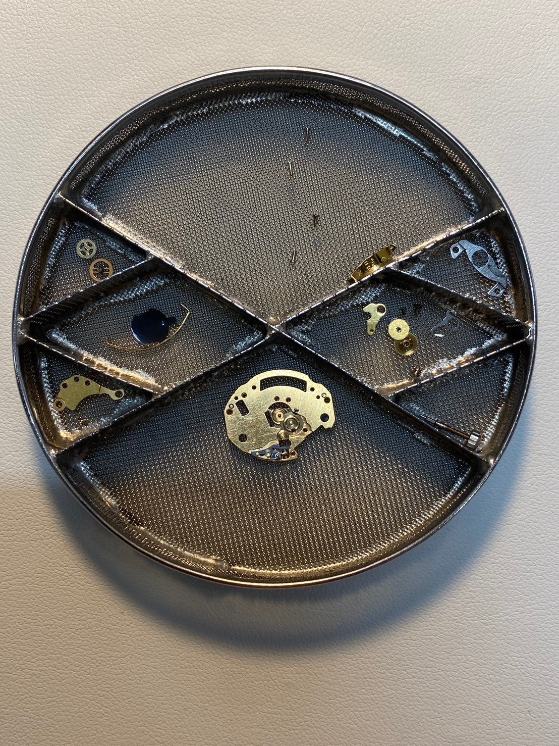 Hermes Rally RA1.210 Quartz Cal.976.001 SS Grey Dial Warranty (2005) Box Overhauled