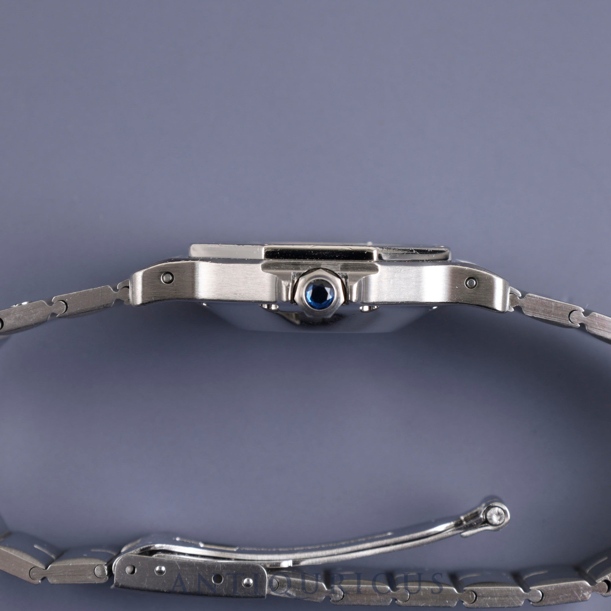 Cartier Santos Octagon LM 2965 Automatic SS SS White Roman dial Box Warranty (no date) Complete service (full maintenance) completed at Cartier boutique