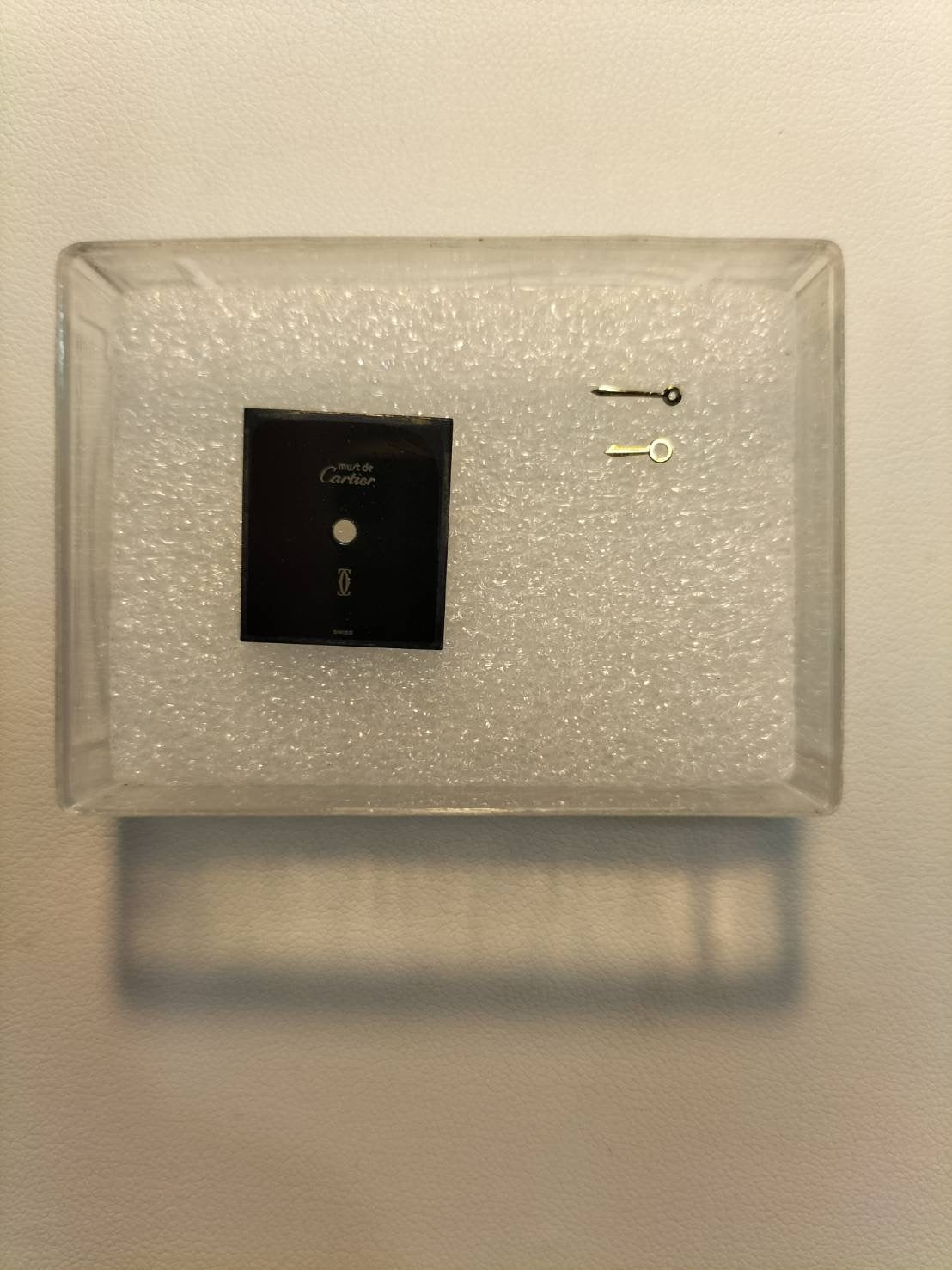 カルティエ マストタンク SM 手巻き Cal.- SV925 革 純正尾錠(GP)オニキス文字盤 1976年頃~1981年頃 オーバーホール済み