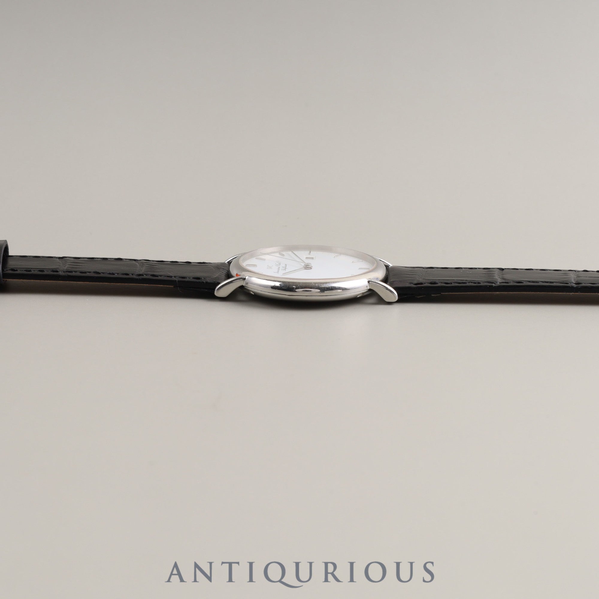 IWC Portofino IW333105 Quartz Cal.IW2210 SS Leather Genuine Buckle White Dial Overhauled IWC