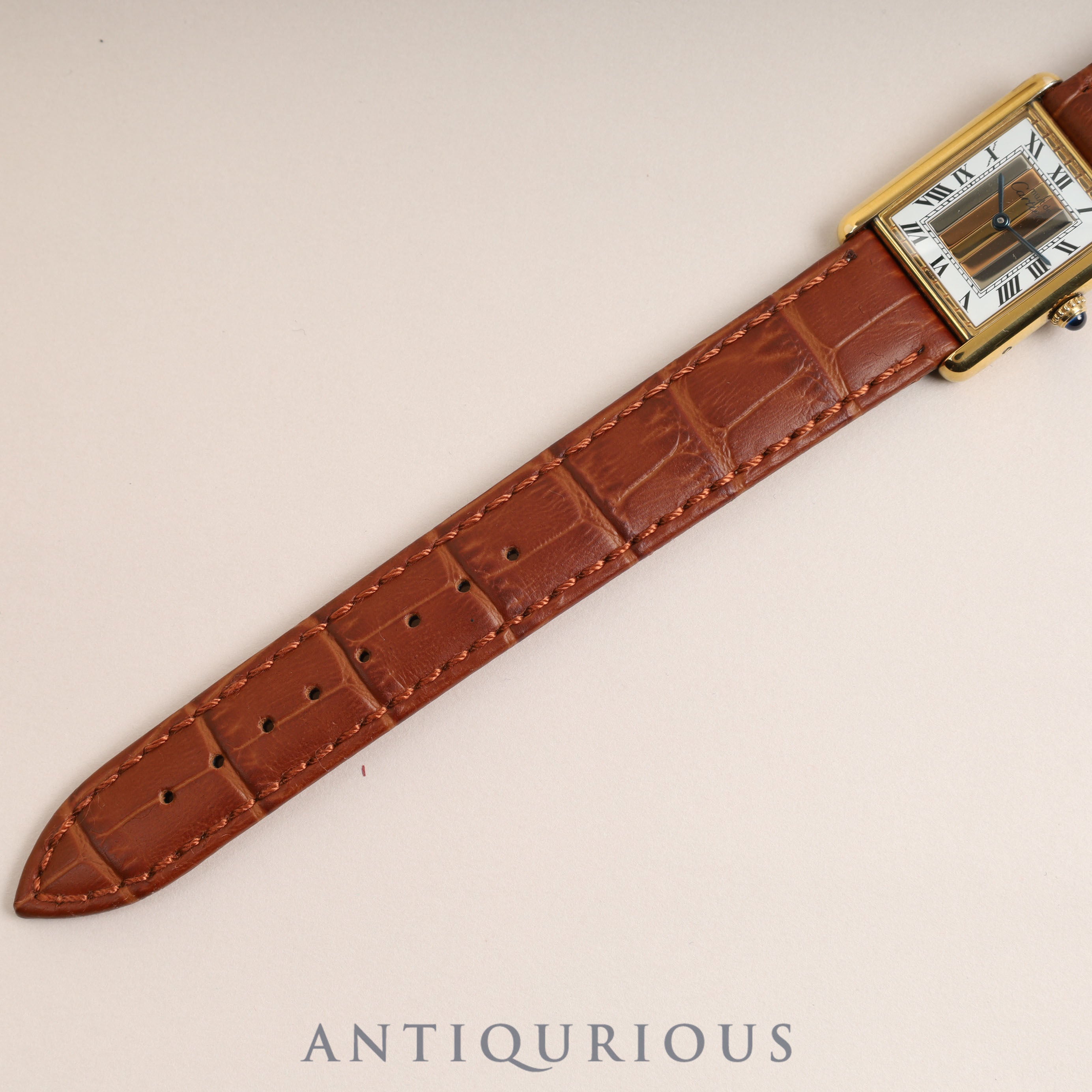 カルティエ マストタンク LM QZ トリニティ文字盤 箱 保証書付き