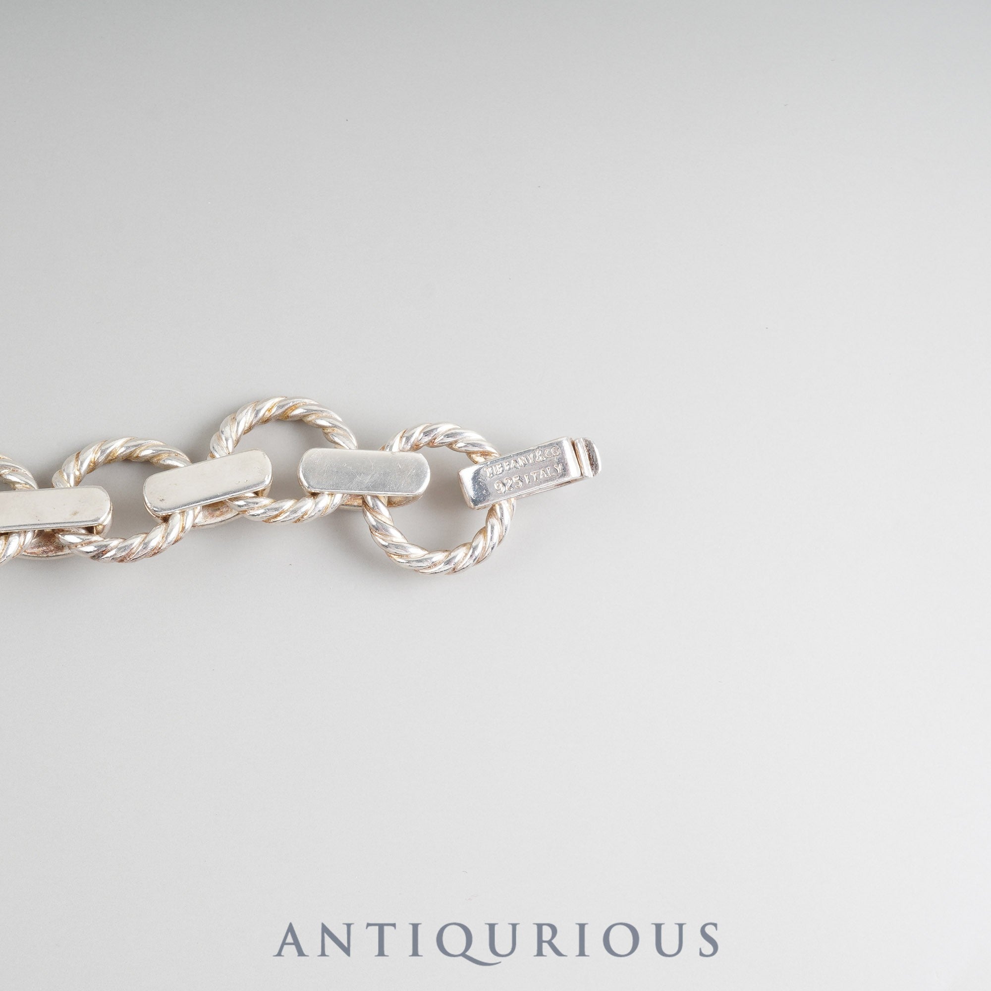 Tiffany Bracelet Twist Circle Vintage SV925