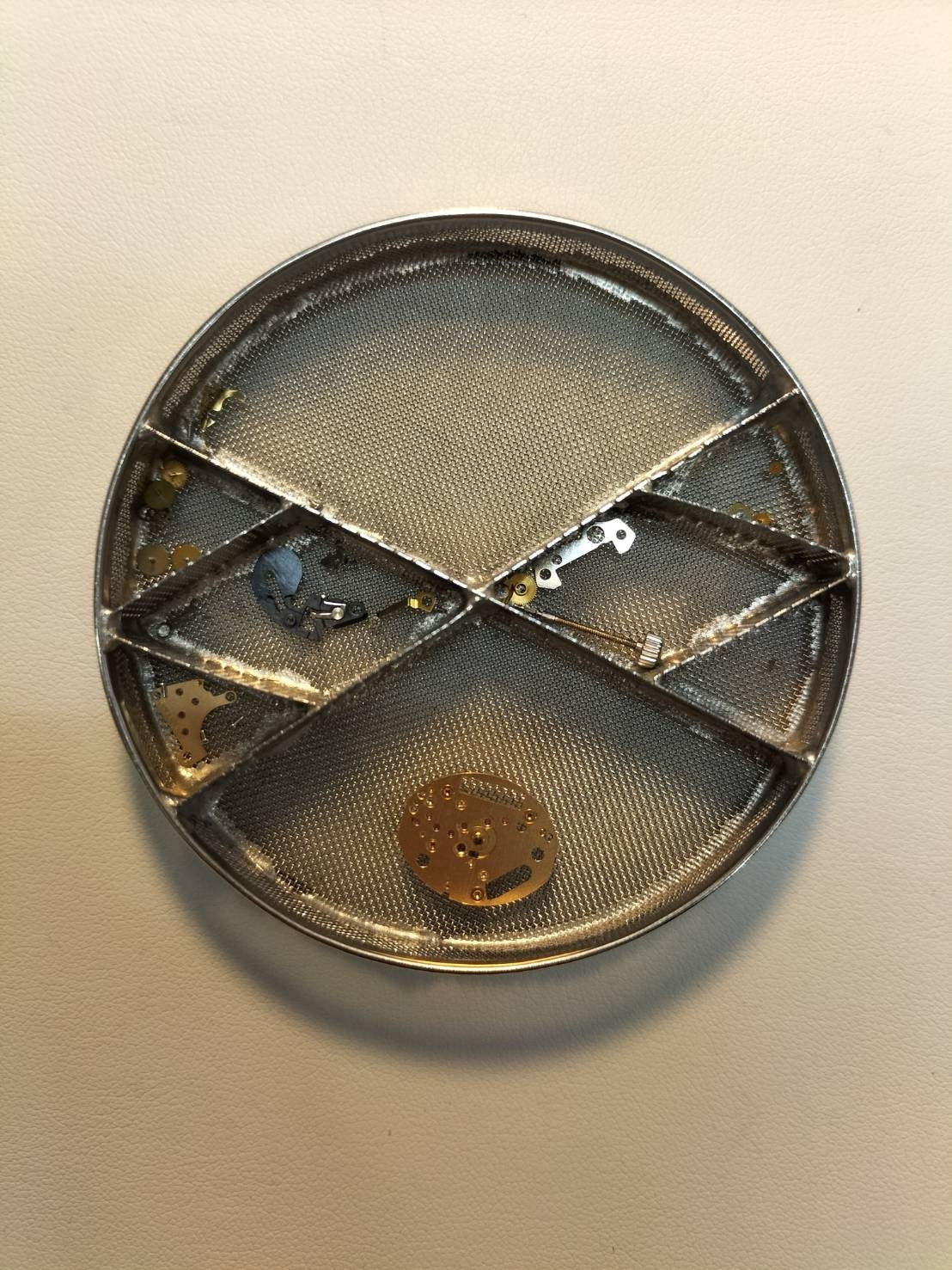 エルメス ラリー スモールセコンド RA1.810 クォーツ Cal.980.163 SS 革 社外尾錠(SS)グレー文字盤 オーバーホール済み