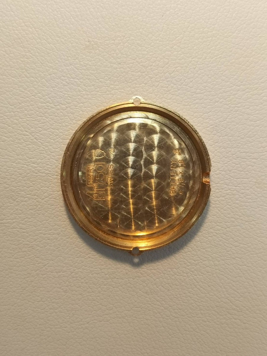 Cartier Corise 881095 Quartz Caliber 81 18K Leather Strap with Genuine GP Buckle Ivory Roman Dial Overhauled