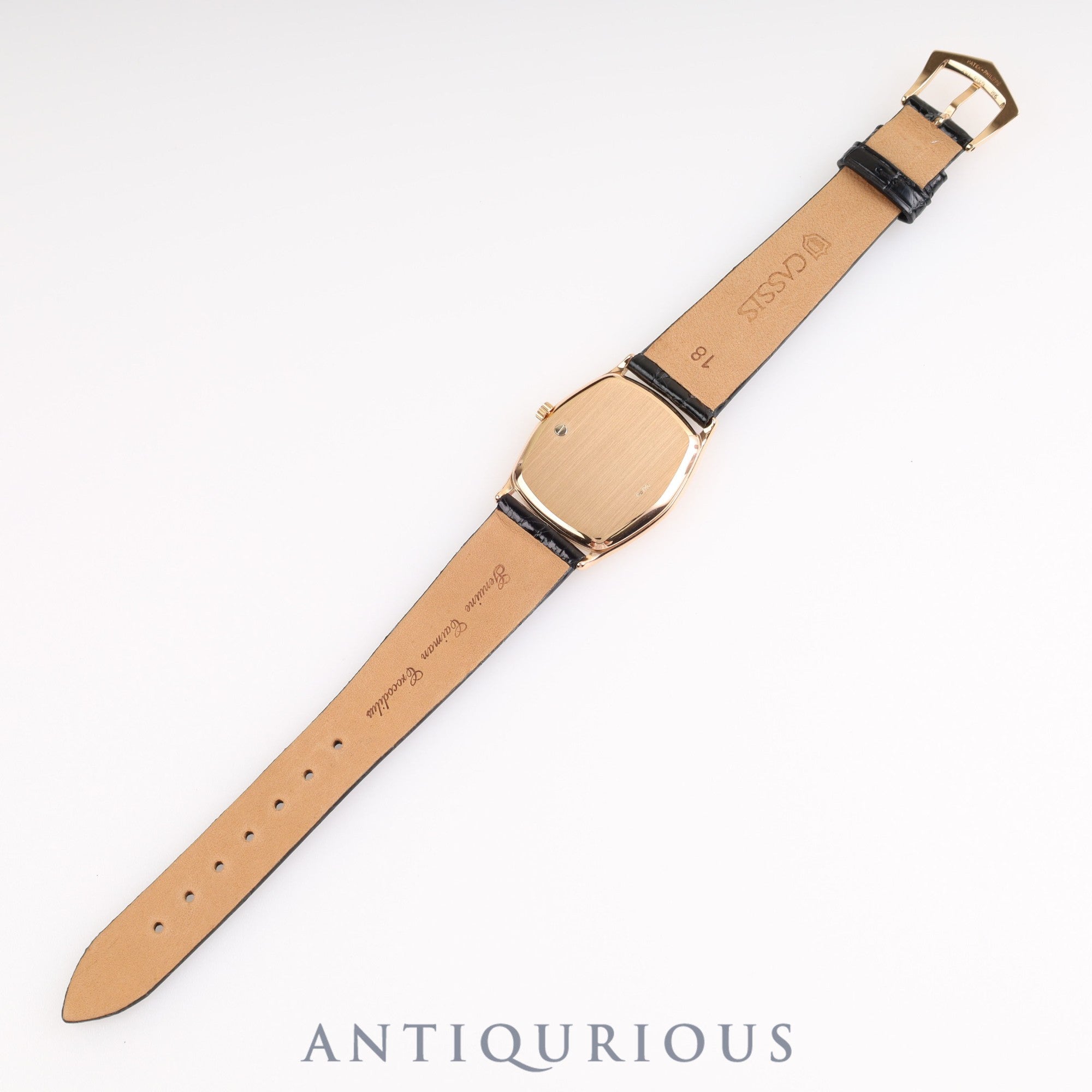 Patek Philippe Gondolo 3842 Manual winding Cal.177 PG Leather Genuine buckle (750) Silver dial Box Case Warranty (2000)