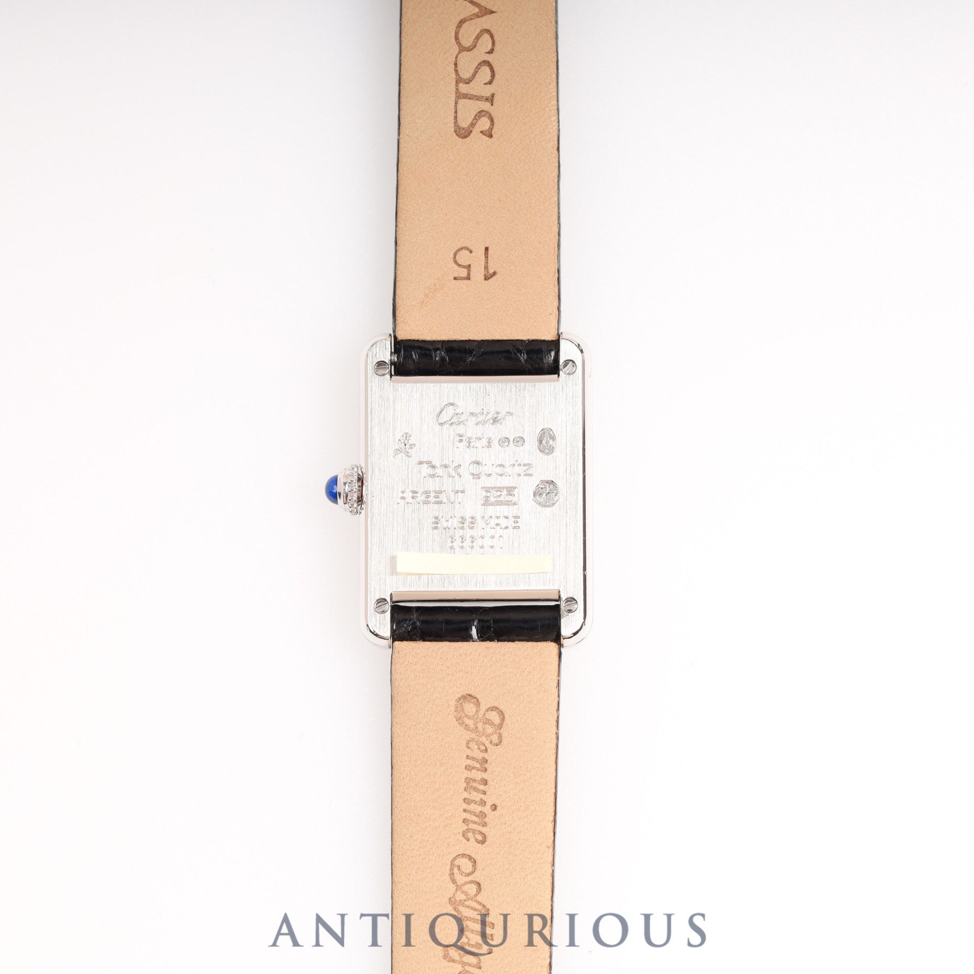 カルティエ マストタンク SM QZ ホワイトローマン文字盤 箱