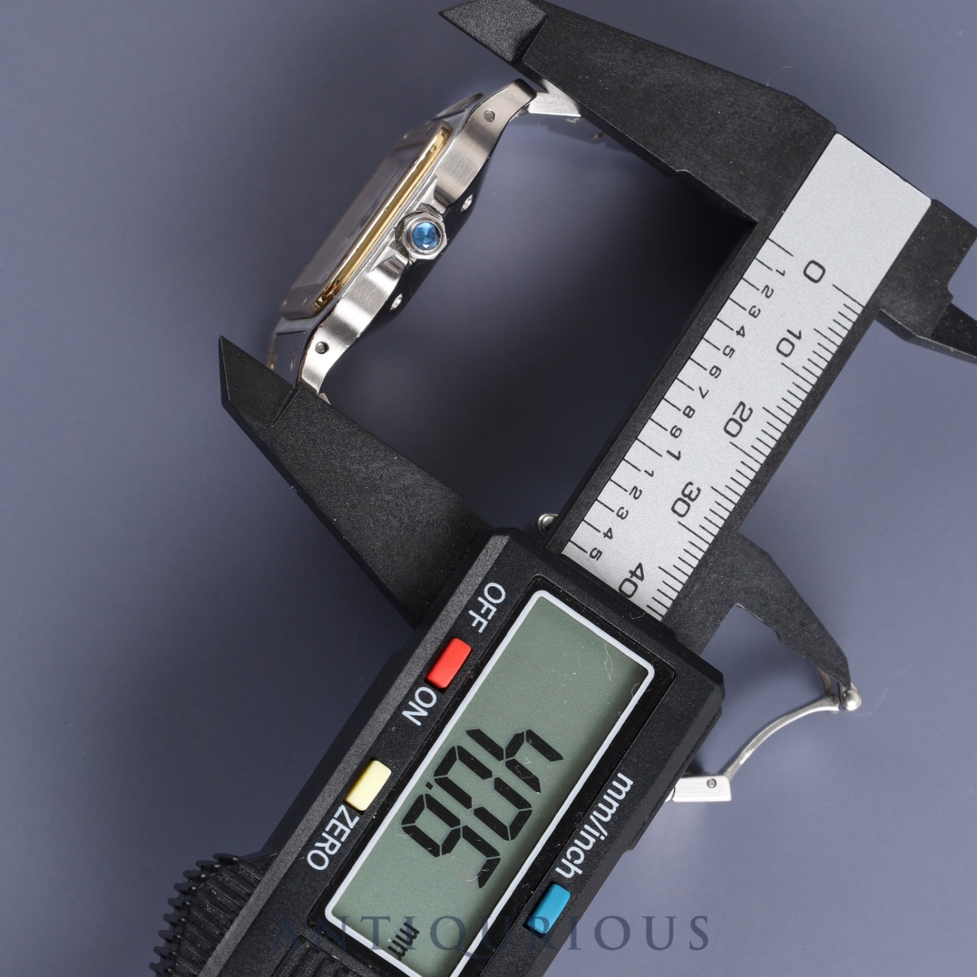 Cartier Santos Galbee LM 1172961 Automatic SS / YG White Roman Dial Complete service (full maintenance) completed at Cartier boutique