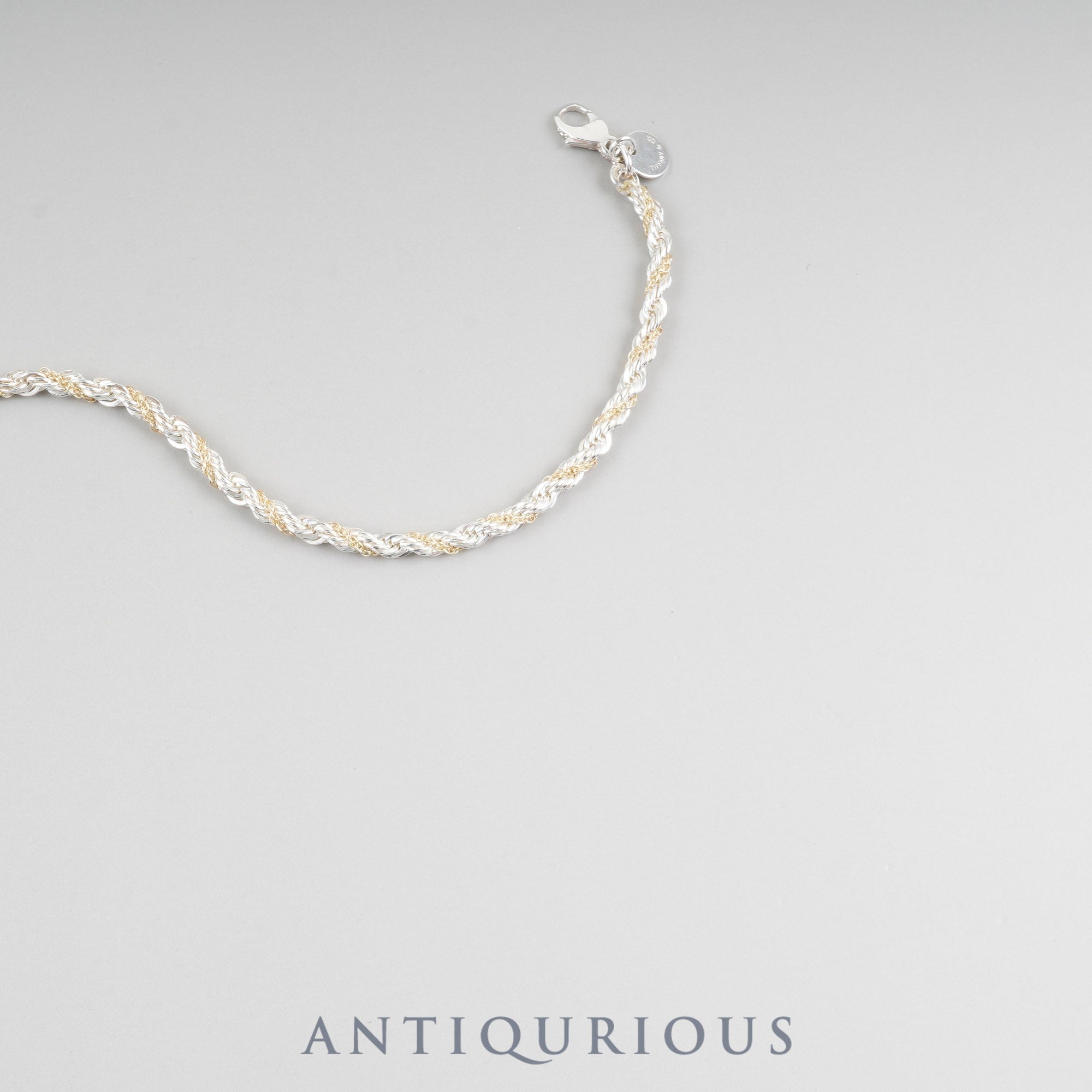 ティファニー ブレスレット ツイストチェーン 925/750 保存袋