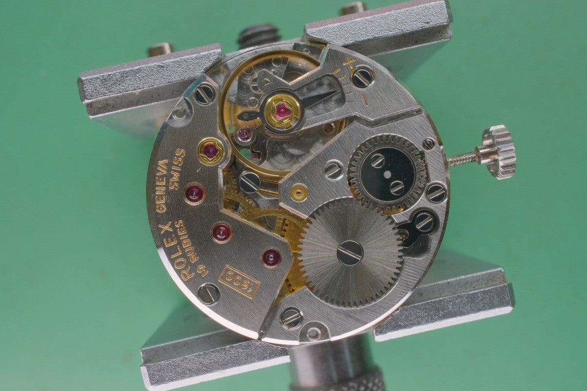 Rolex Cellini King Midas 4017 Manual winding Cal.1600 750 Leather Genuine buckle (SS) Blue dial 27 x 27 mm No. 34 (1971) Overhauled