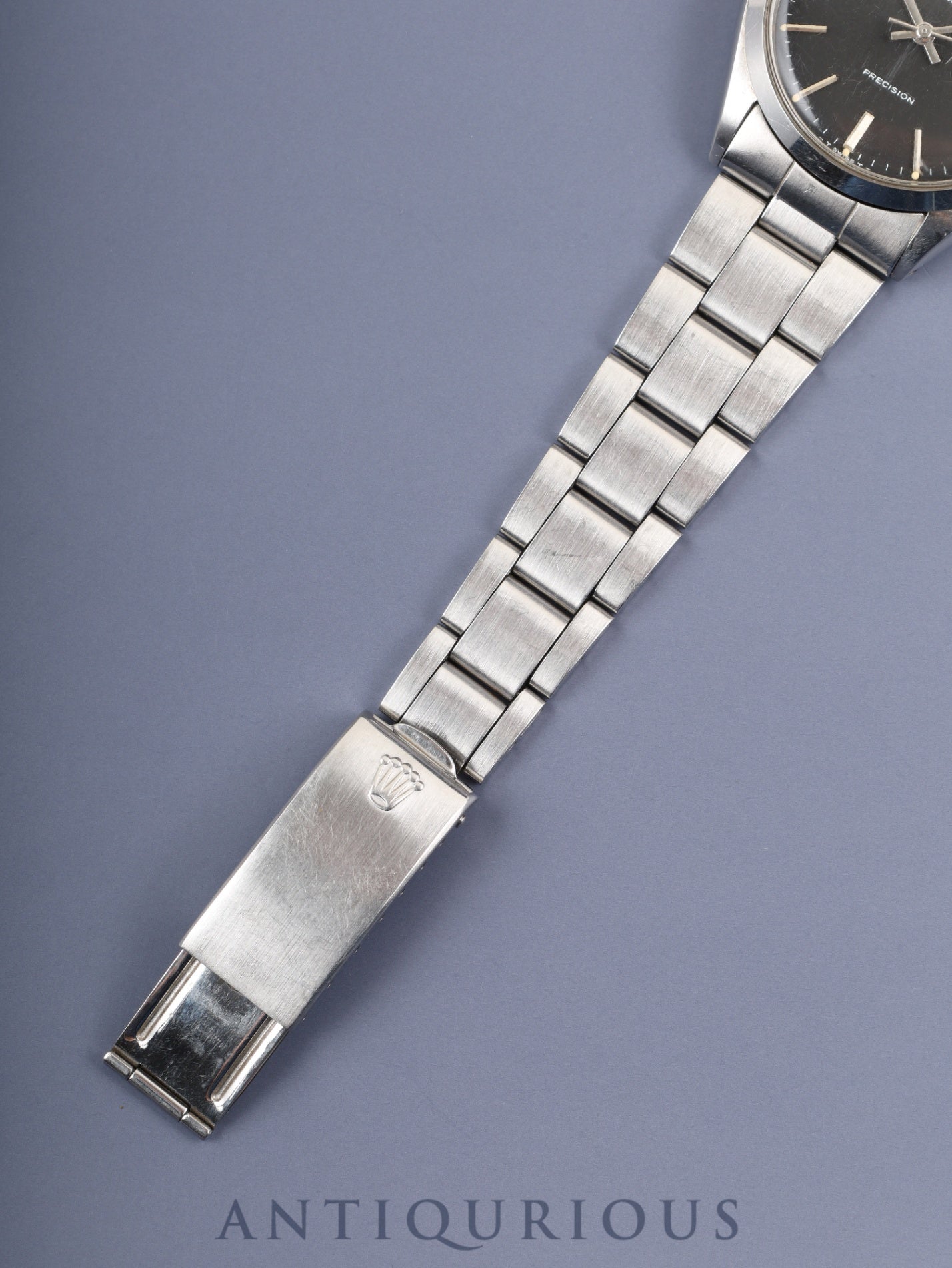 ロレックス エアキング 5500 自動巻き Cal.1520 SS SS ブラック文字盤 27番(1969年)オーバーホール済み