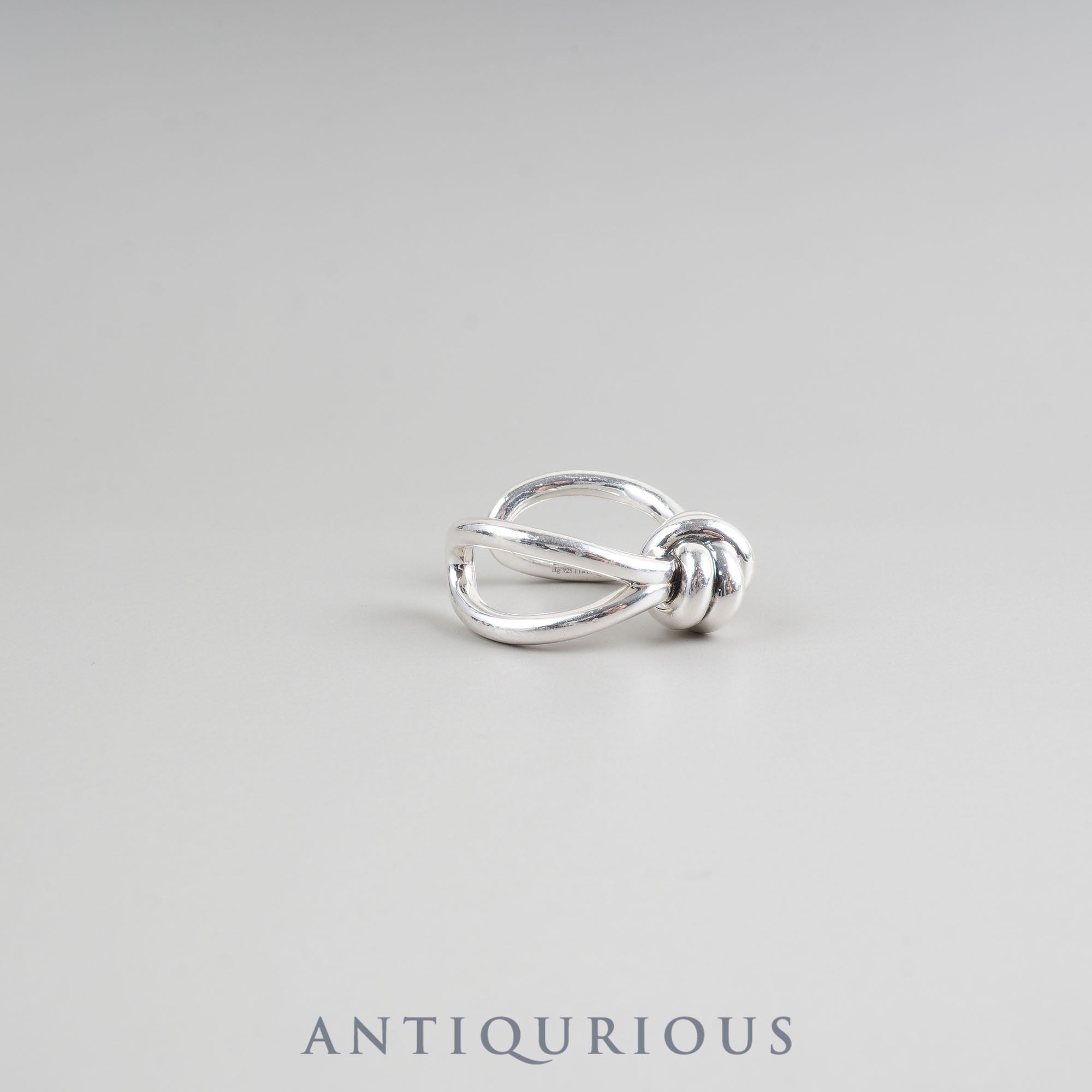 Bottega Veneta Ring Knot SV925 Approx. Size 15 Box, Dust Bag, Booklet