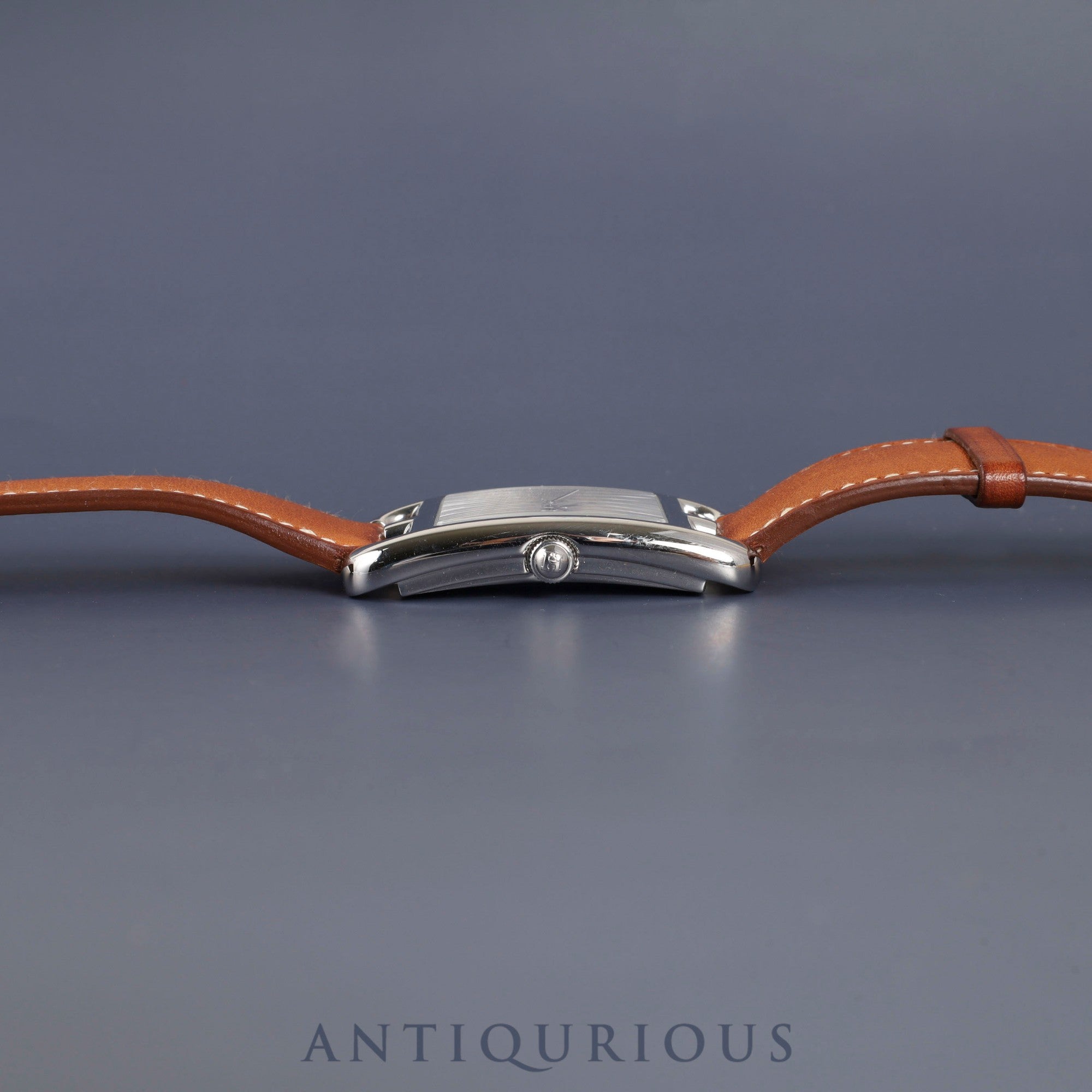 エルメス ケープコッド CC1.810 クォーツ SS 純正革ベルト(□J刻印:2006年、使用感あり)純正バックル(SS) シルバー文字盤 箱 保証書(2007年) オーバーホール済み