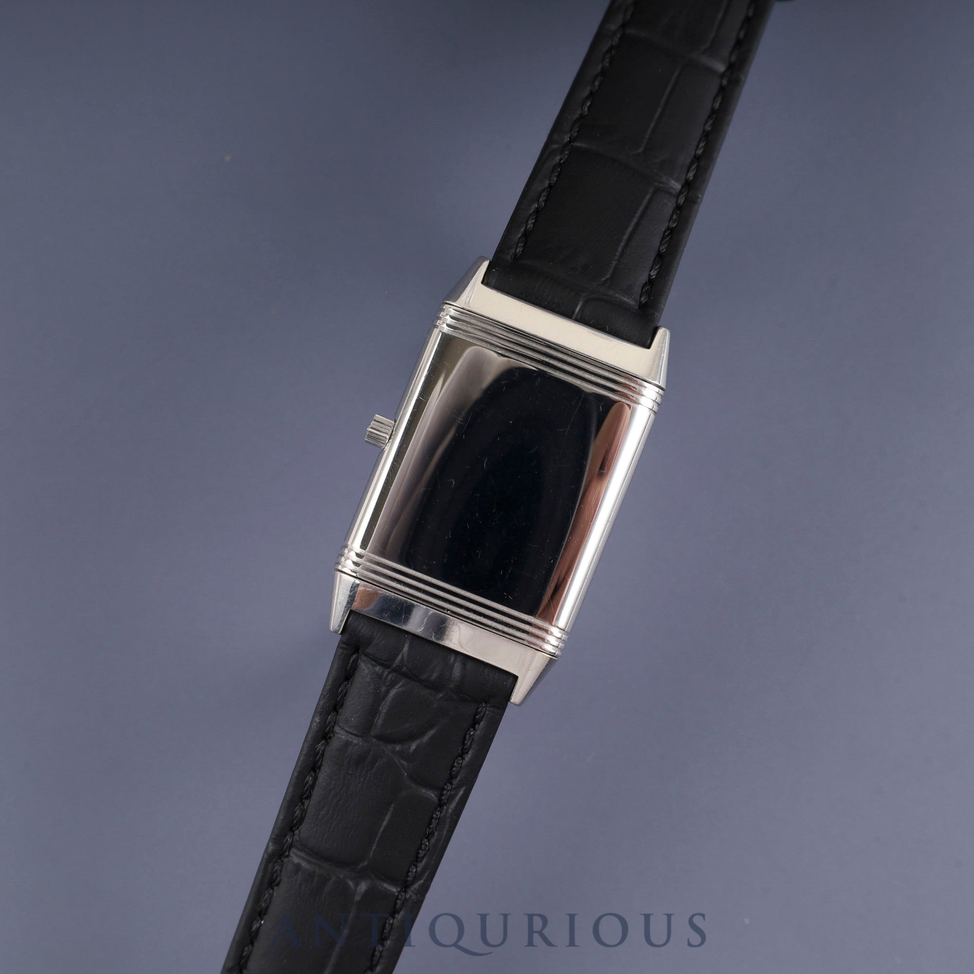 Jaeger-LeCoultre Reverso Classic 250.8.86 Manual Winding Caliber 846/1 Leather Strap Genuine Buckle (SS) Silver Arabic Dial Box Overhauled