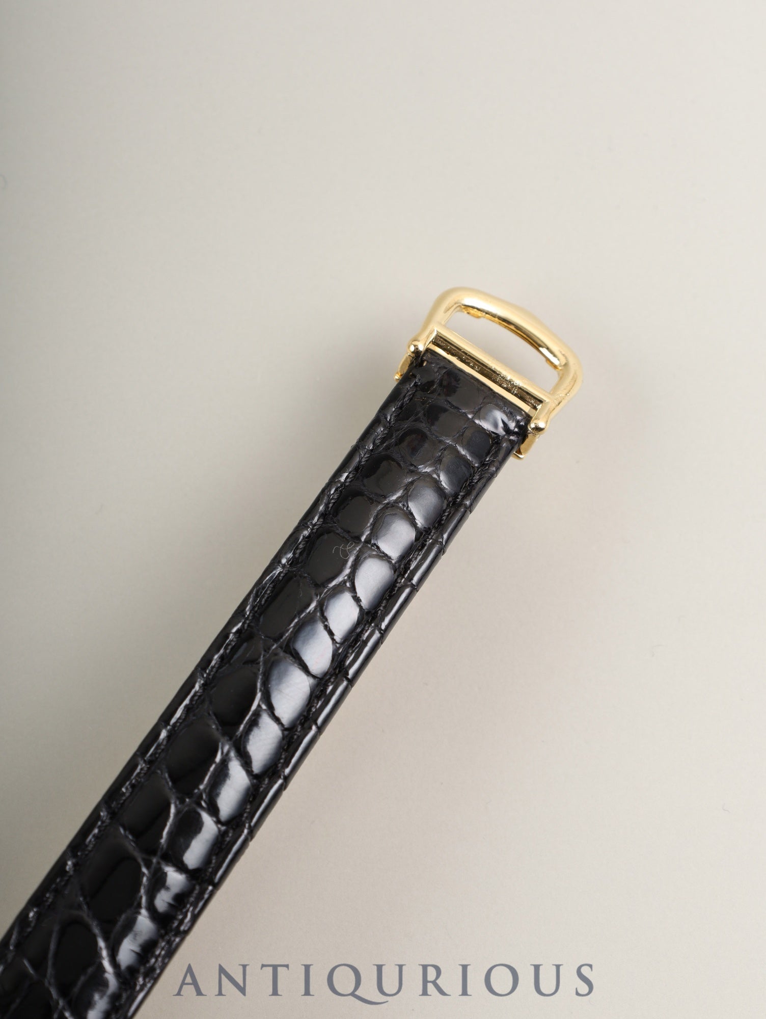 カルティエ マストタンク SM 限定500本 1615 クォーツ Cal.057 SV925 革 純正Dバックル(GP)ゴールドセクター文字盤(SWISS表記)オーバーホール済み 新品仕上げ済み