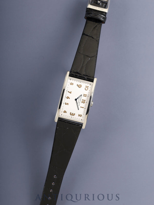 ティファニー イーストウエスト 36668636 クォーツ Cal.- SS 革 純正Dバックル(SS)シルバーアラビア文字盤 オーバーホール済み