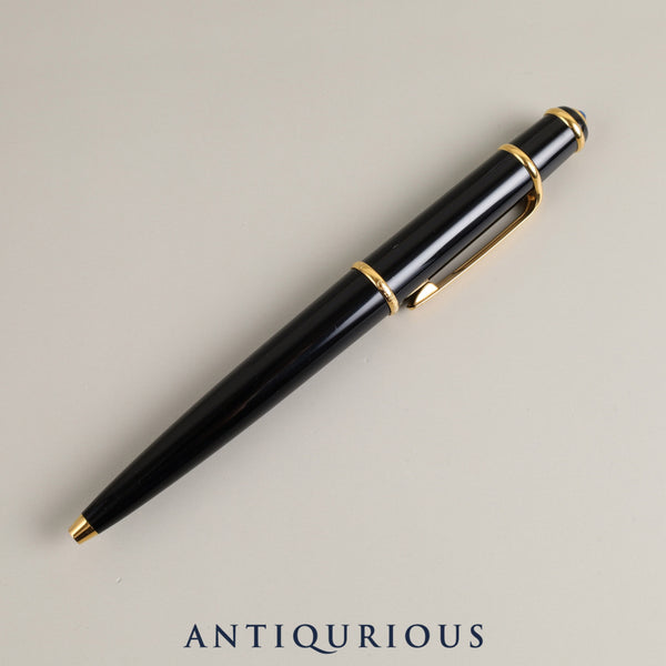 Cartier Diabolo Ballpoint Pen GP/Resin Twist Case *Refill replaced with new one by Cartier