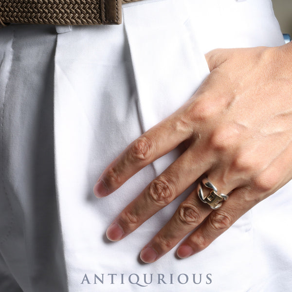 エルメス リング ヒストリー SV925/750 #53