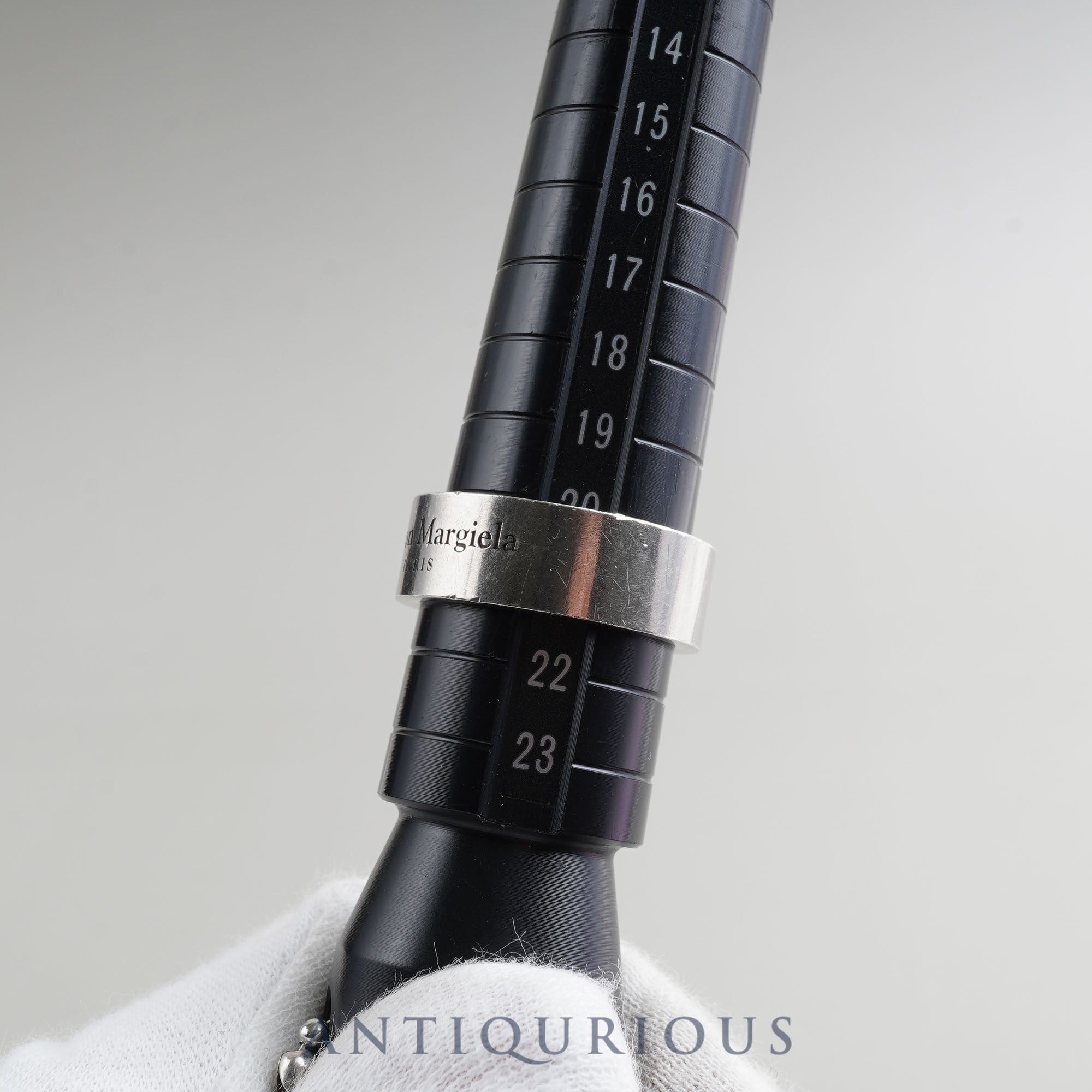 メゾンマルジェラ リング ロゴ スターリングシルバー